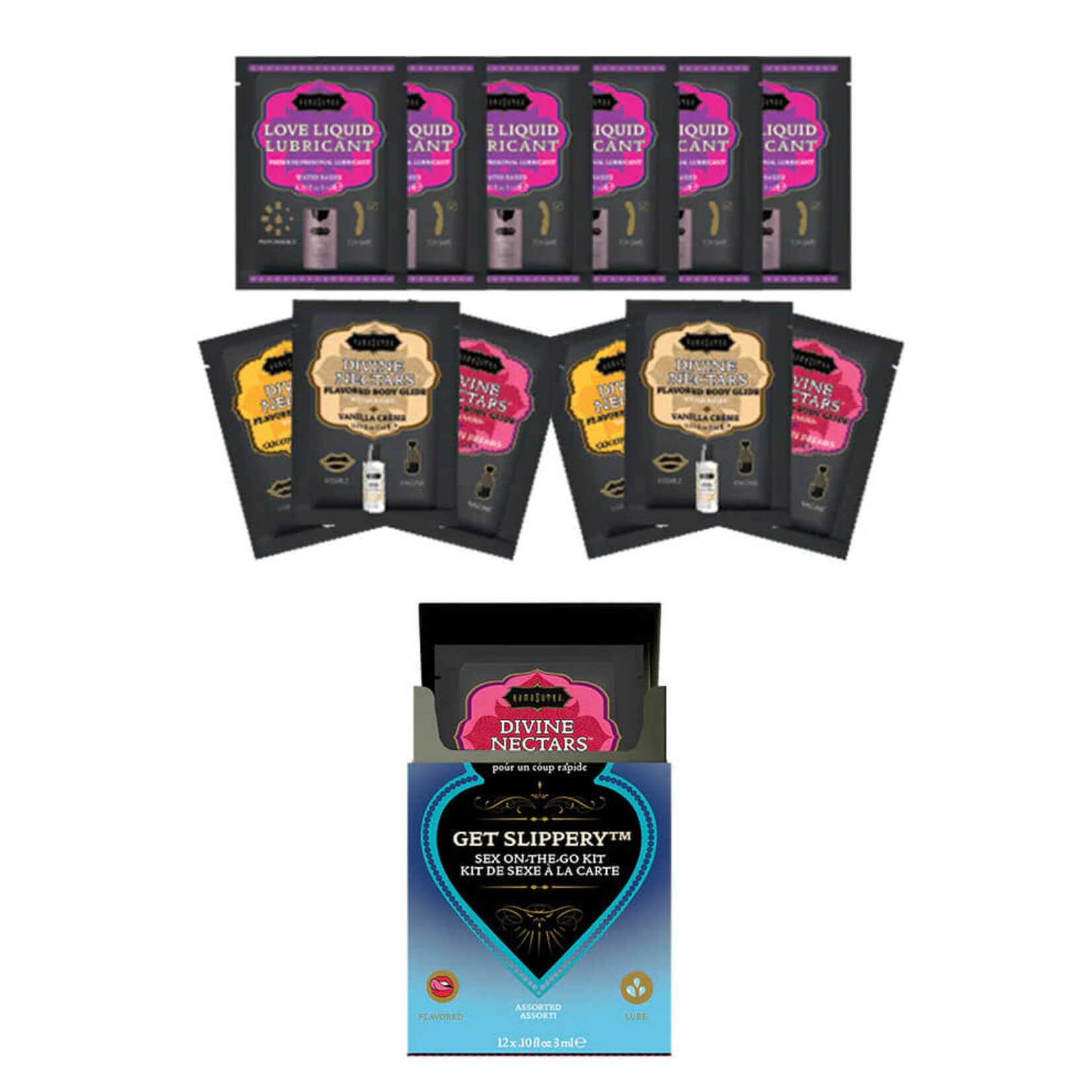 Kama Sutra Sex-To-Go Kit - Get Slippery
