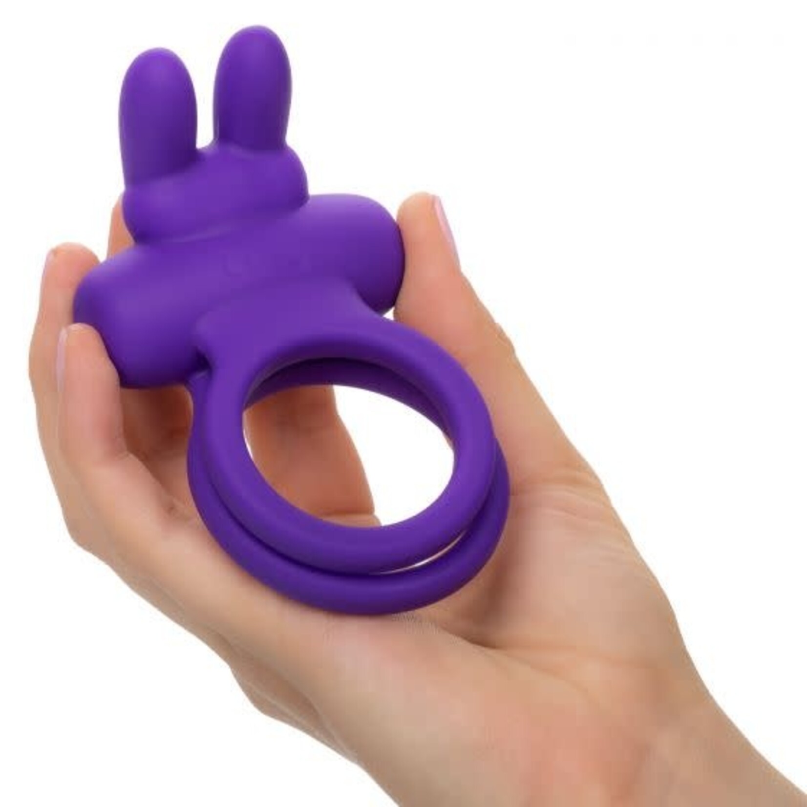 Cal Exotic Novelties Silicone Rechargeable Dual Rockin’ Rabbit Enhancer