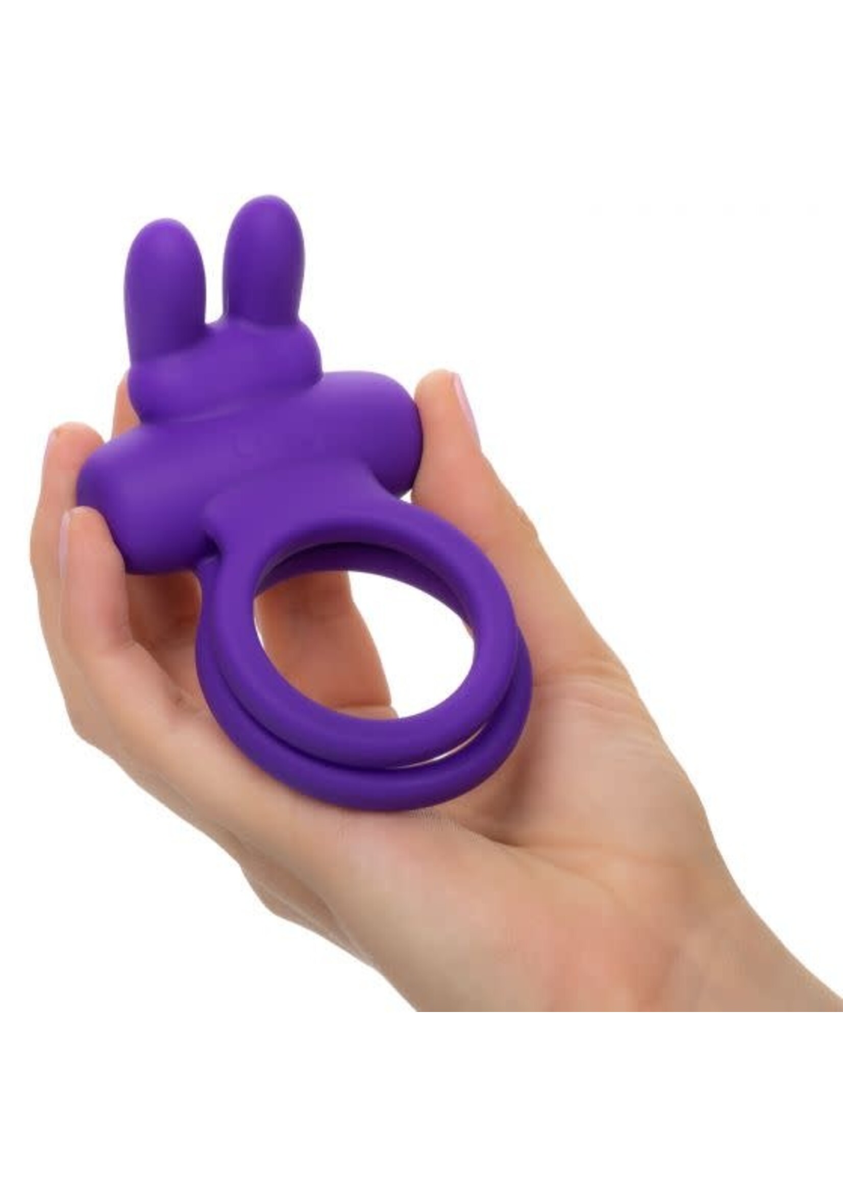 Cal Exotic Novelties Silicone Rechargeable Dual Rockin’ Rabbit Enhancer