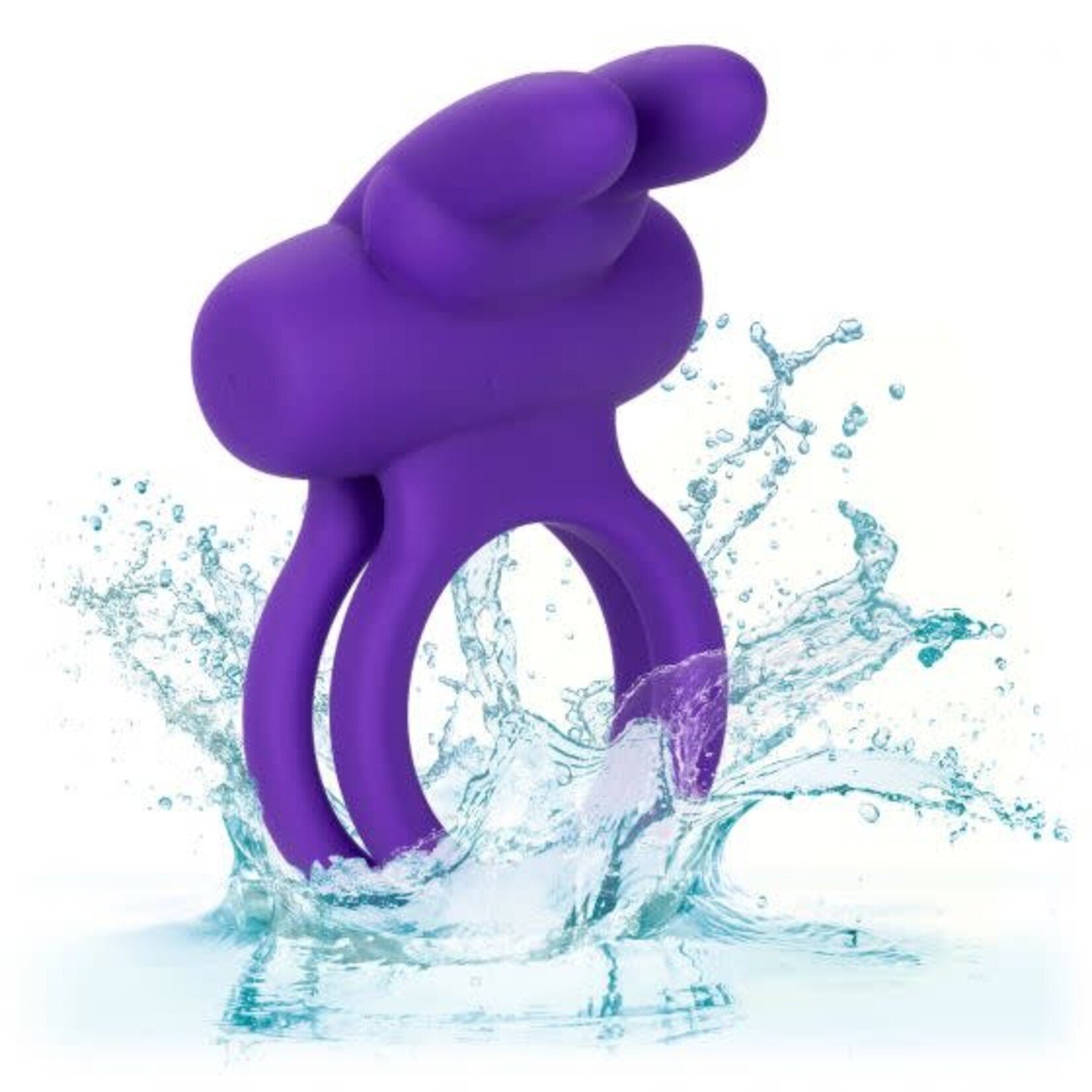 Cal Exotic Novelties Silicone Rechargeable Dual Rockin’ Rabbit Enhancer