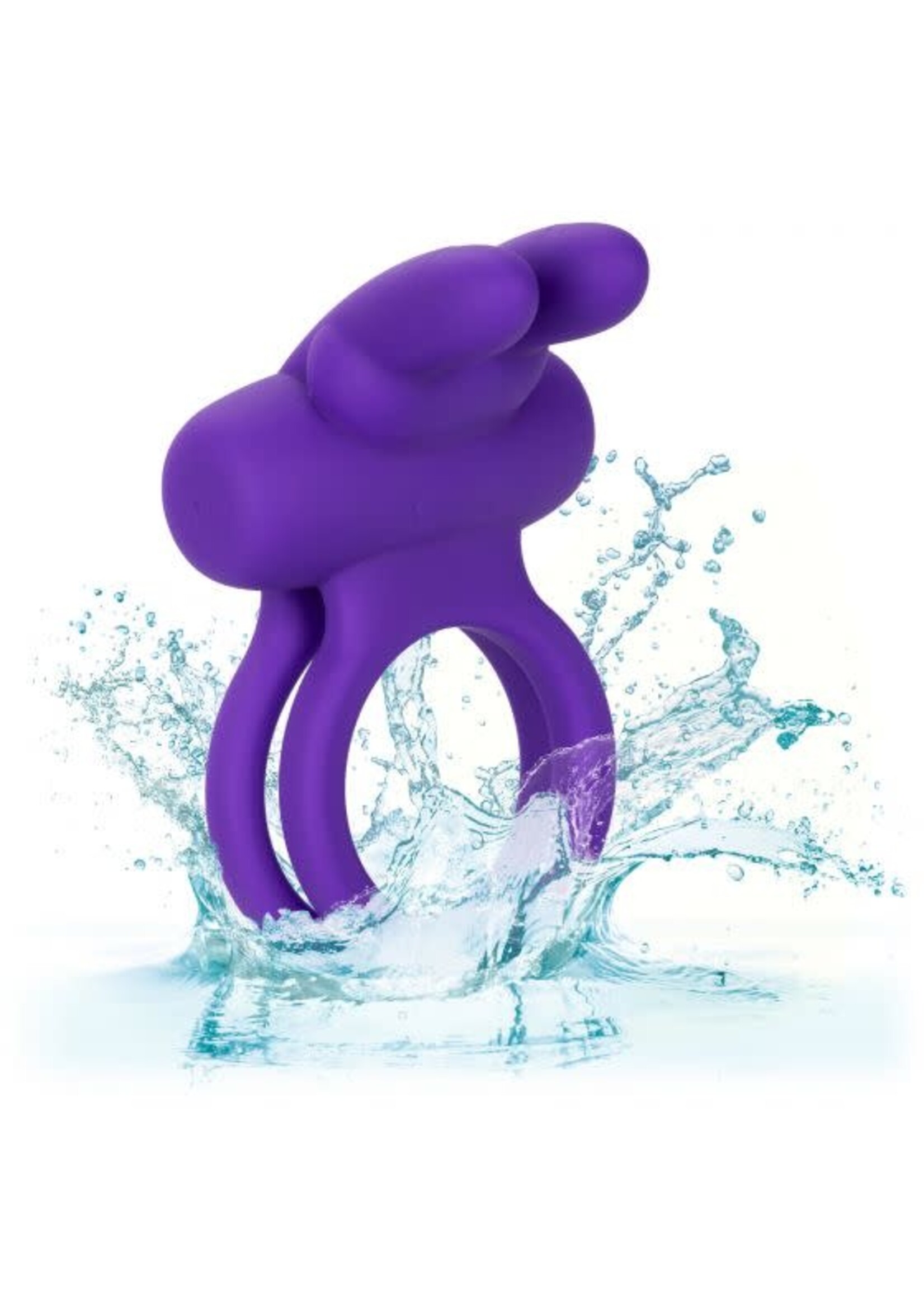 Cal Exotic Novelties Silicone Rechargeable Dual Rockin’ Rabbit Enhancer