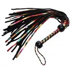 XR Brands Rainbow Leather Flogger