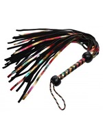 XR Brands Rainbow Leather Flogger