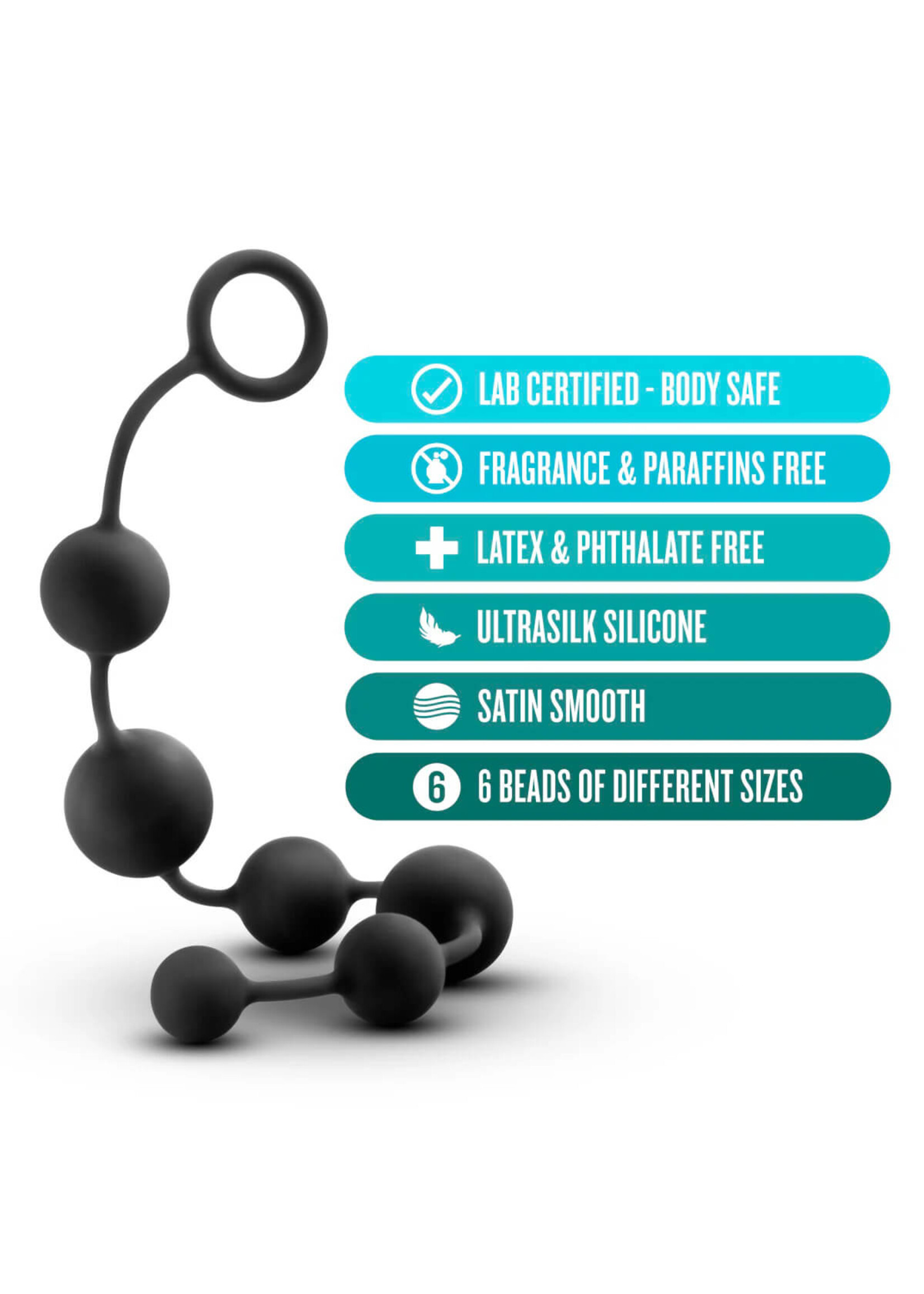 Anal Adventures Platinum Anal Adventures - Large Anal Beads