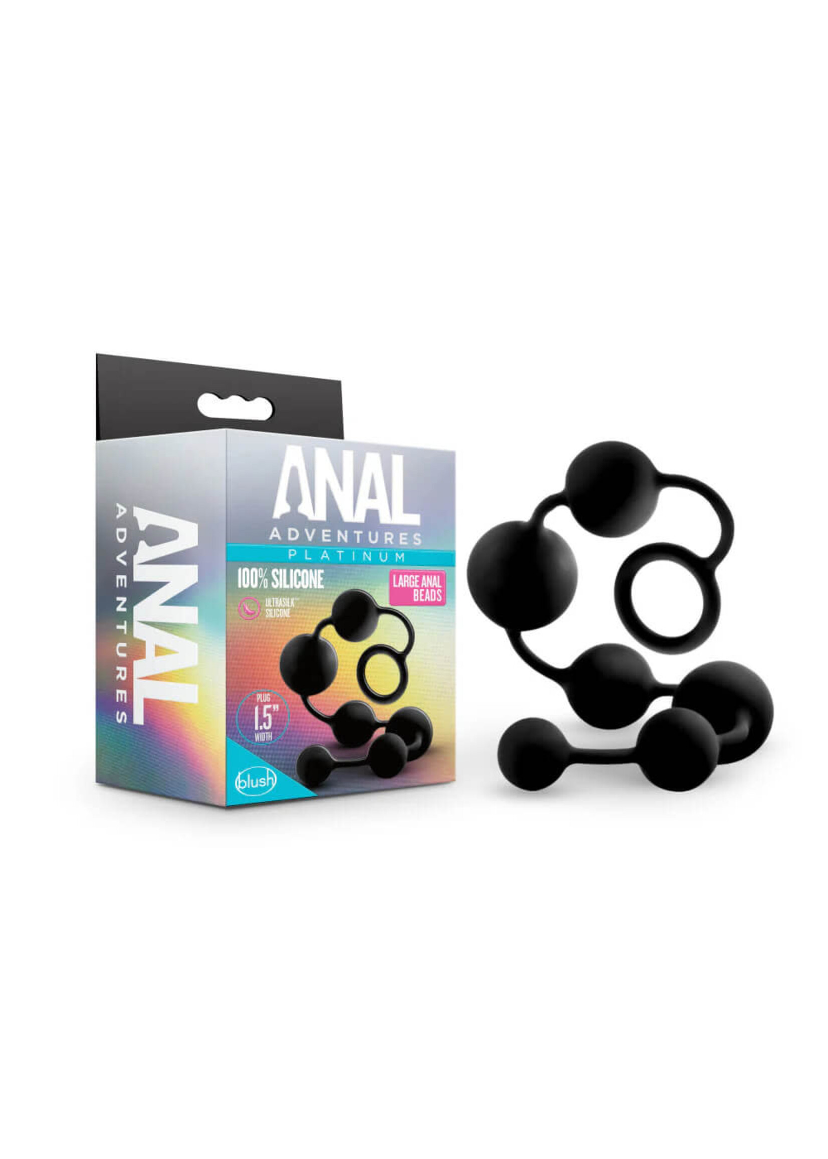 Anal Adventures Platinum Anal Adventures - Large Anal Beads