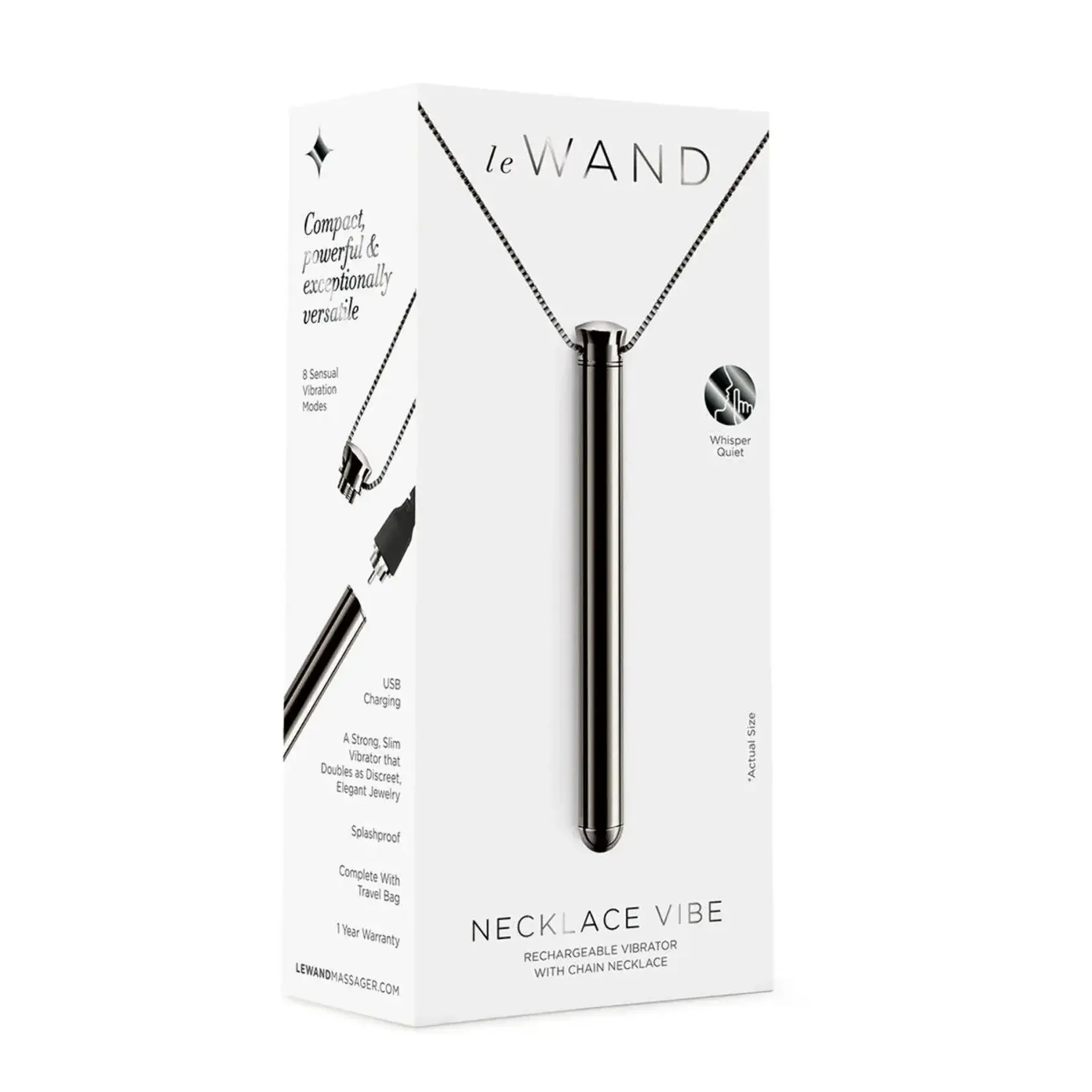 Le Wand Le Wand Necklace Vibe-Black