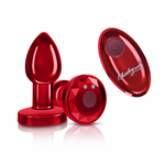 Cheeky Charms Cheeky Charms - Rechargeable Vibrating Metal Butt Plug with Remote Control