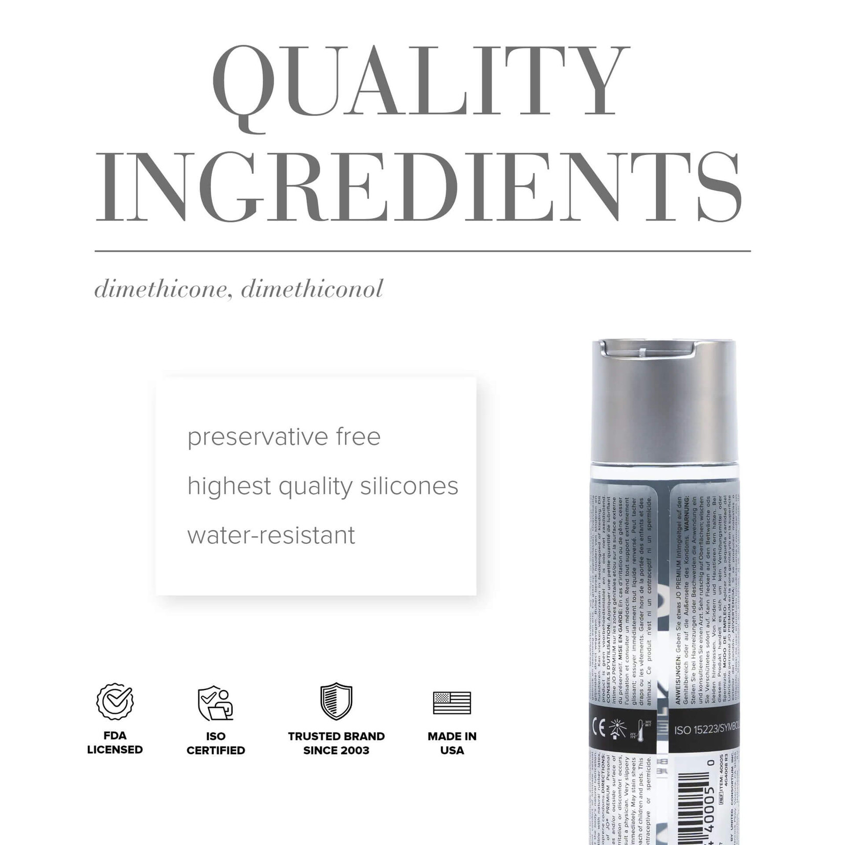 System JO JO Premium  - Original - Lubricant 1 oz