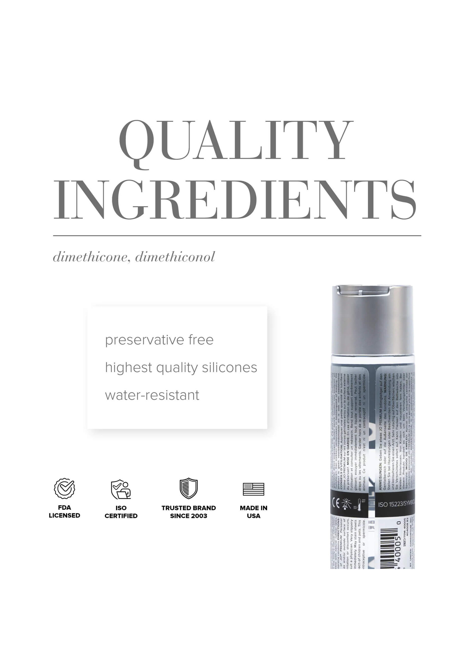 System JO JO Premium  - Original - Lubricant 1 oz