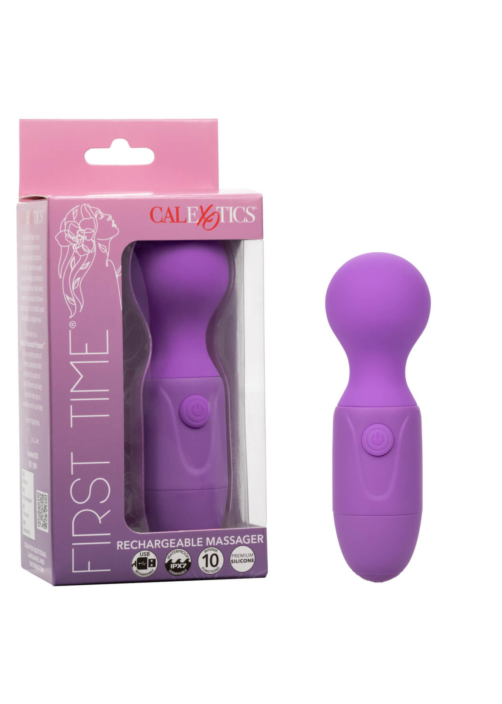 First Time Rechargeable Massager - Purple