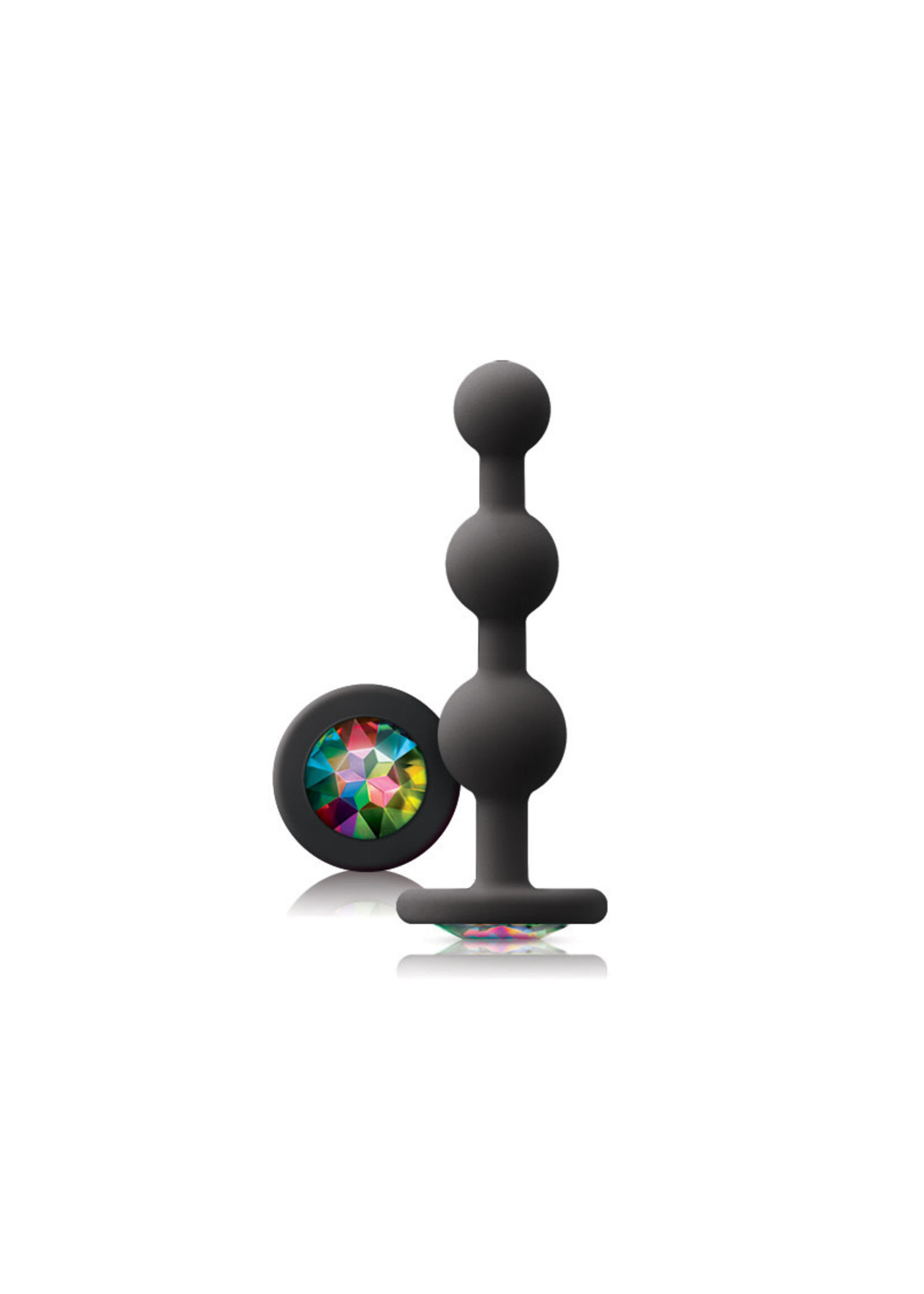 Glams Glams - Ripple Rainbow Gem - Black