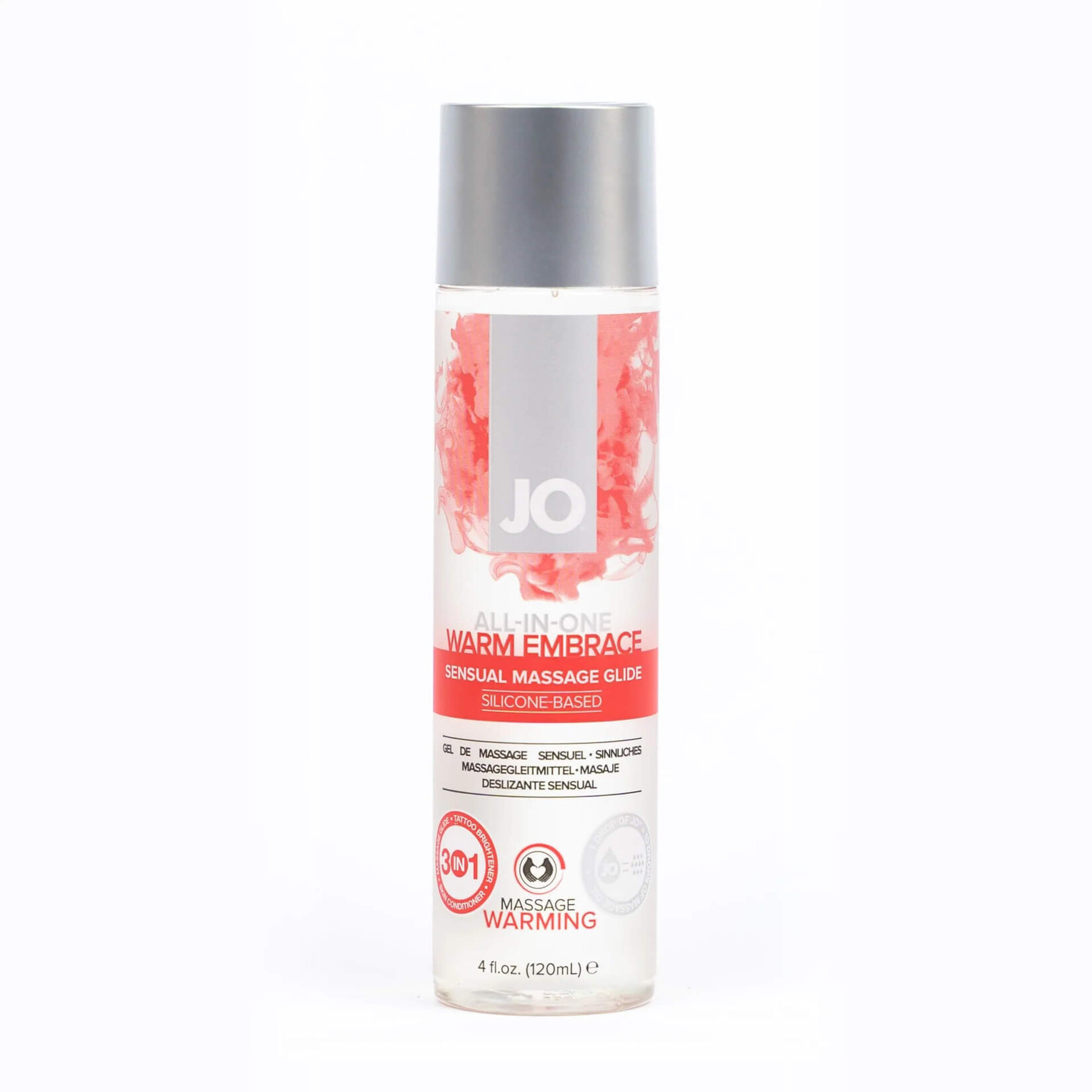 JO Naturals JO All-In-One Sensual Massage Glide Warm Embrace 4 oz