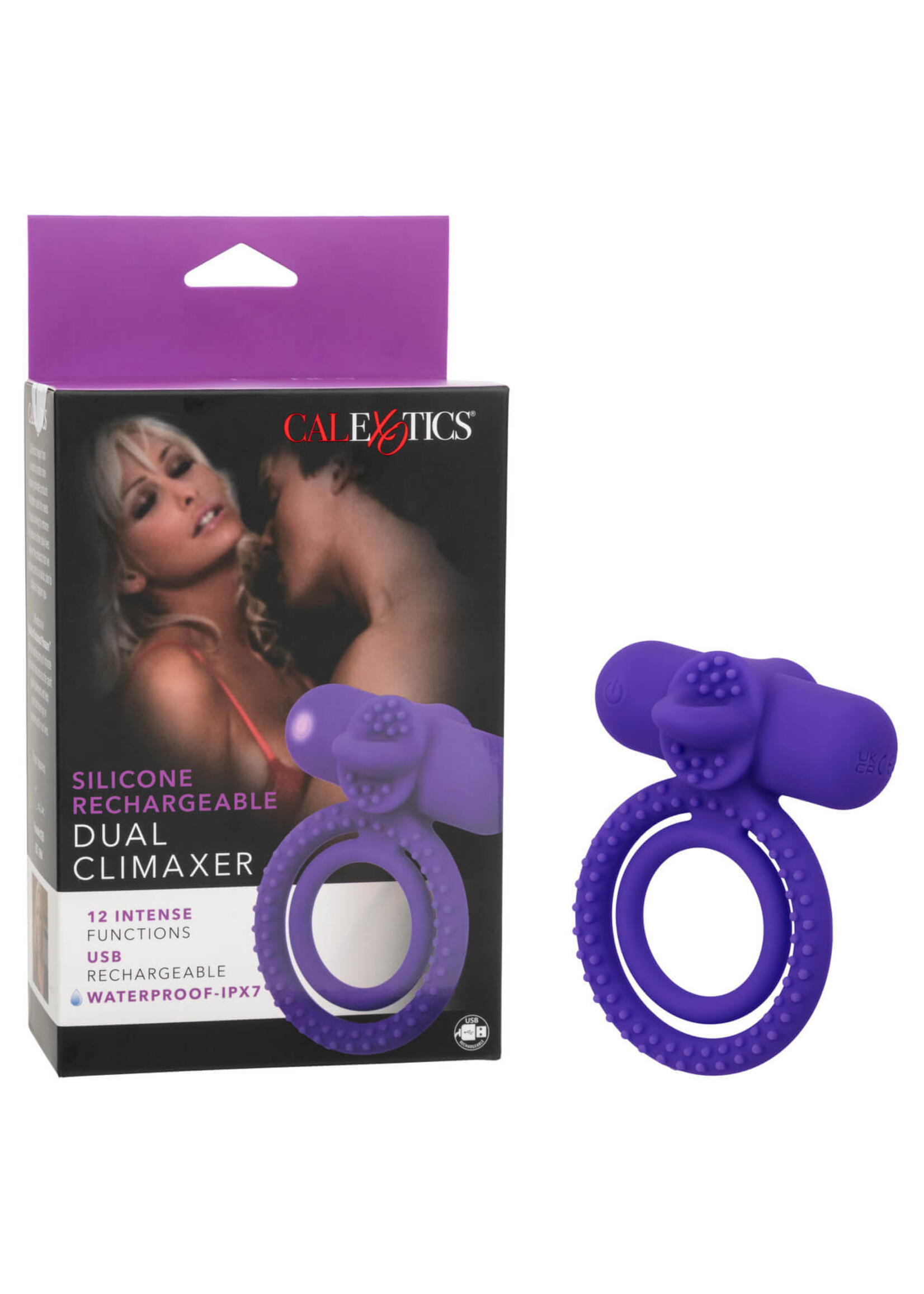 Cal Exotic Novelties Silicone Rechargeable Dual Climaxer