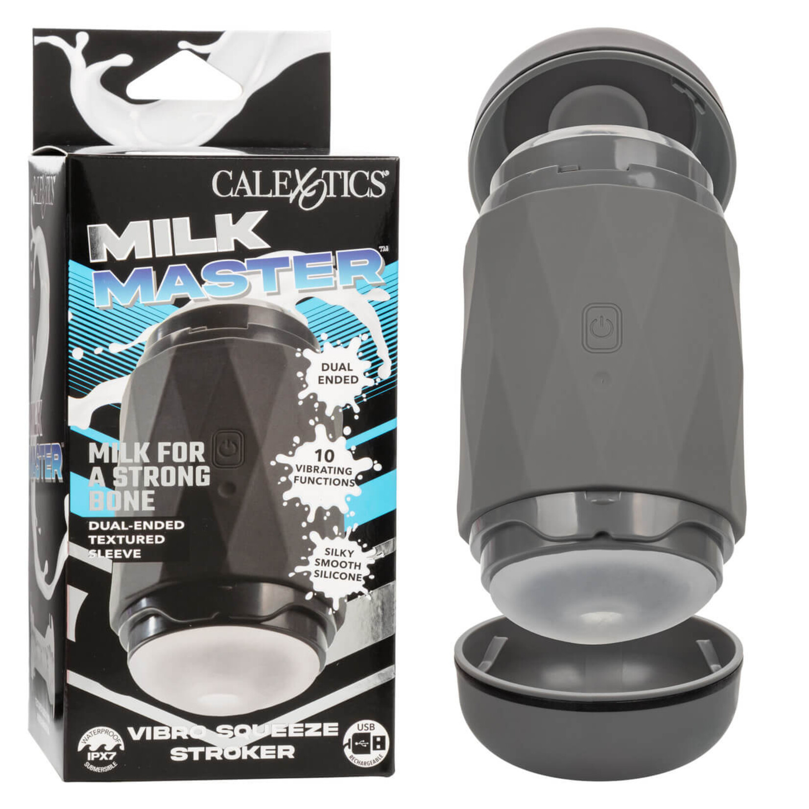 Cal Exotic Novelties Milk Master - Vibro Squeeze Stroker