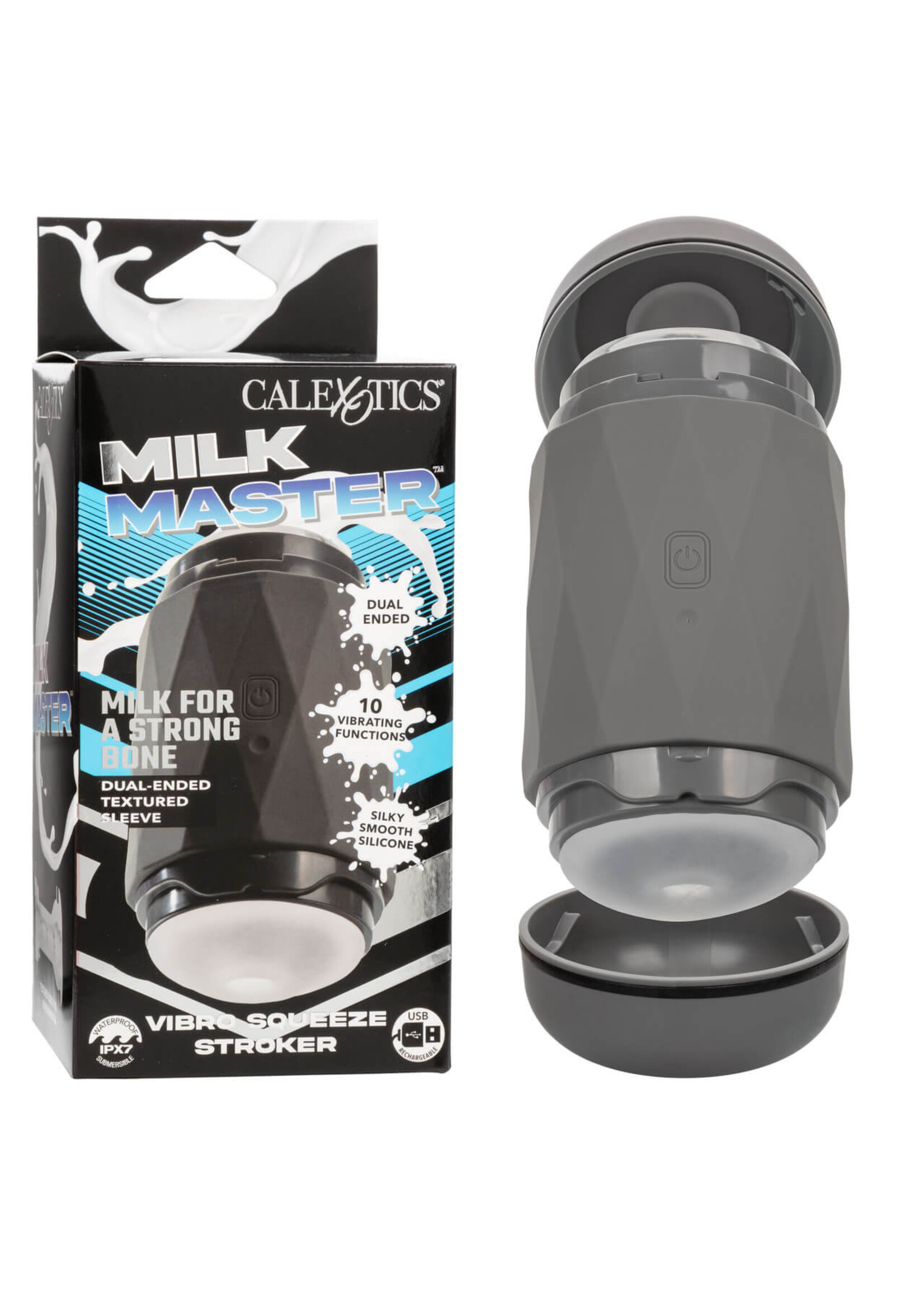 Cal Exotic Novelties Milk Master - Vibro Squeeze Stroker