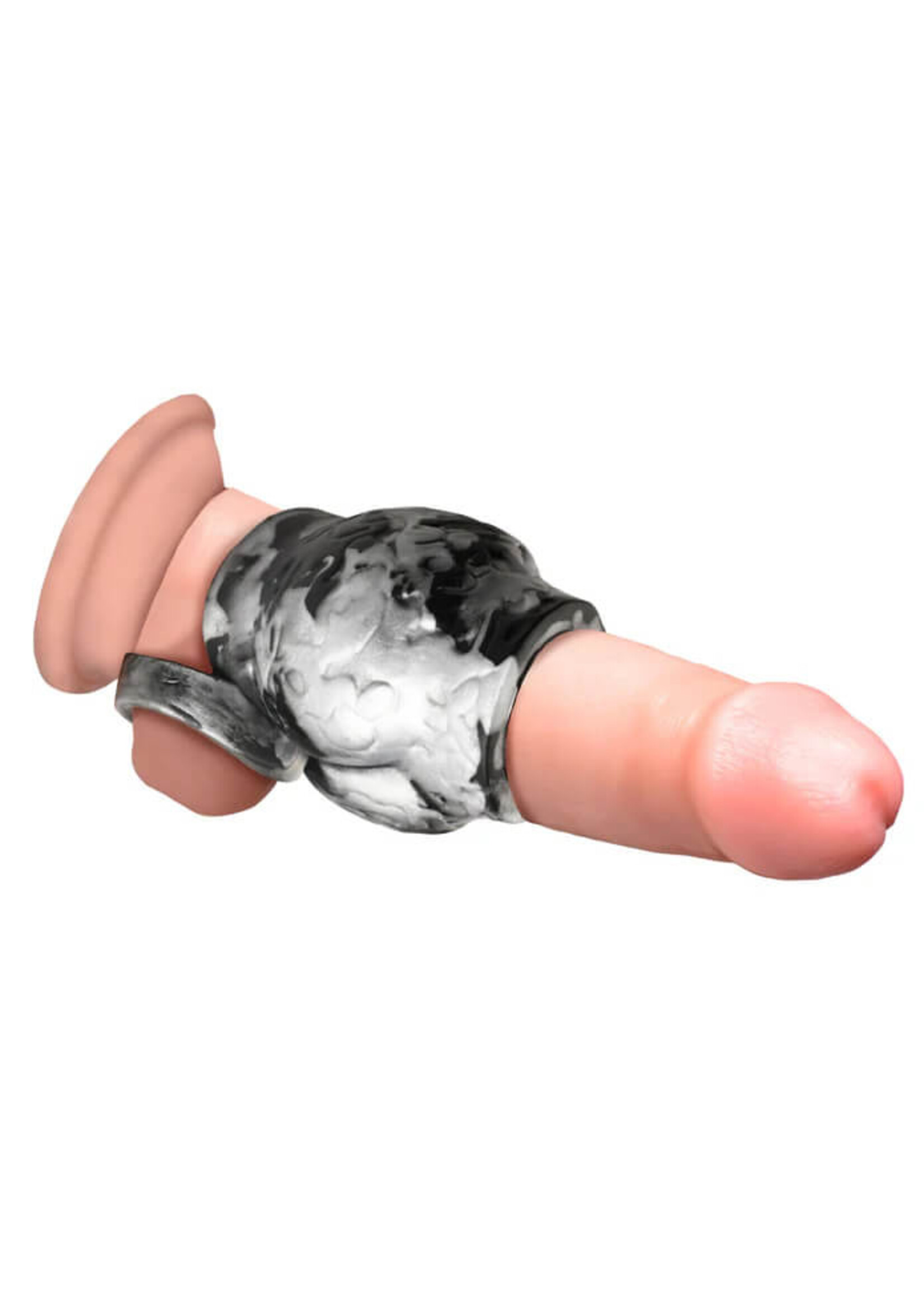 Creature Cocks Night Prowler Silicone Penis Sleeve + Ball Stretcher