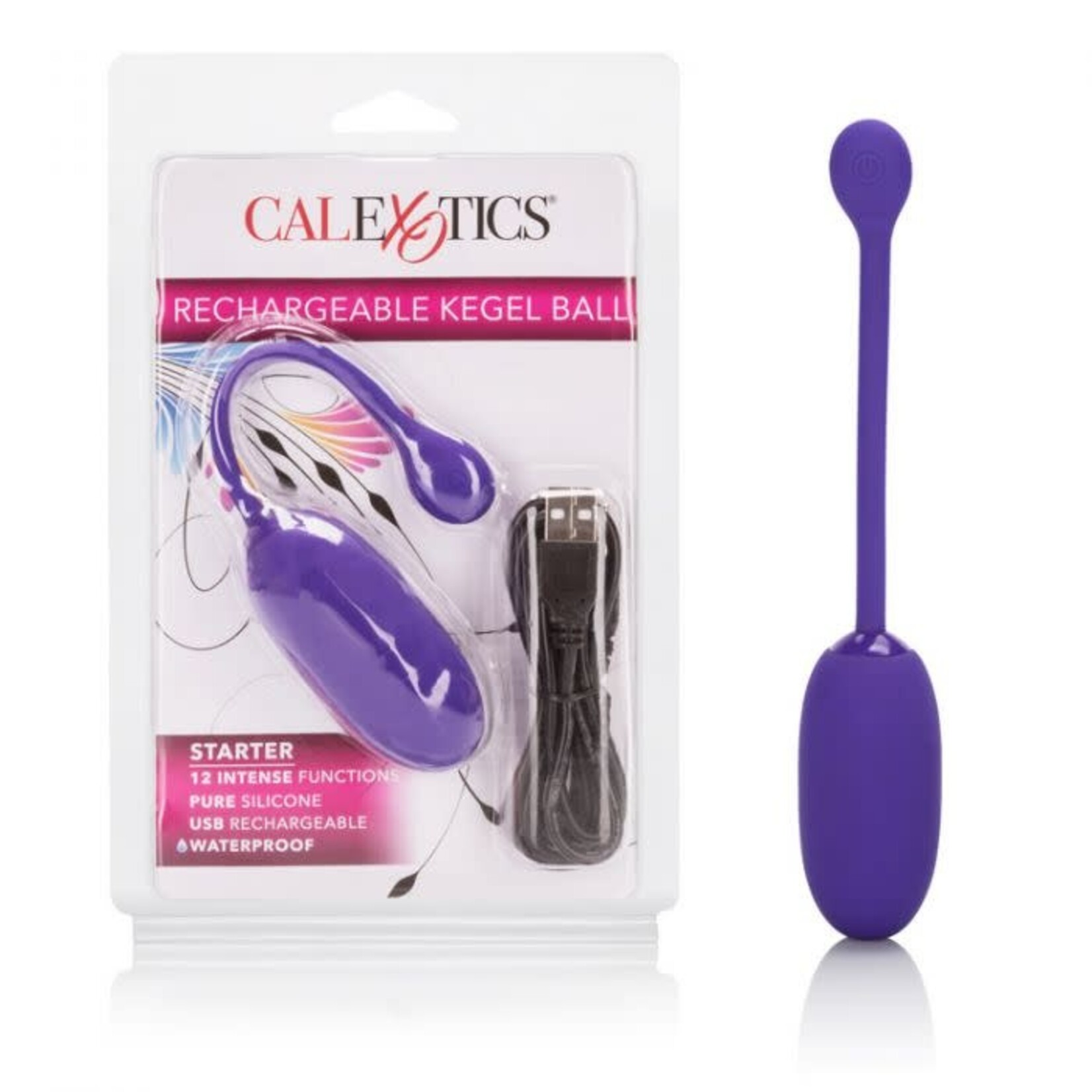 Cal Exotic Novelties Rechargeable Kegel Ball Starter Purple