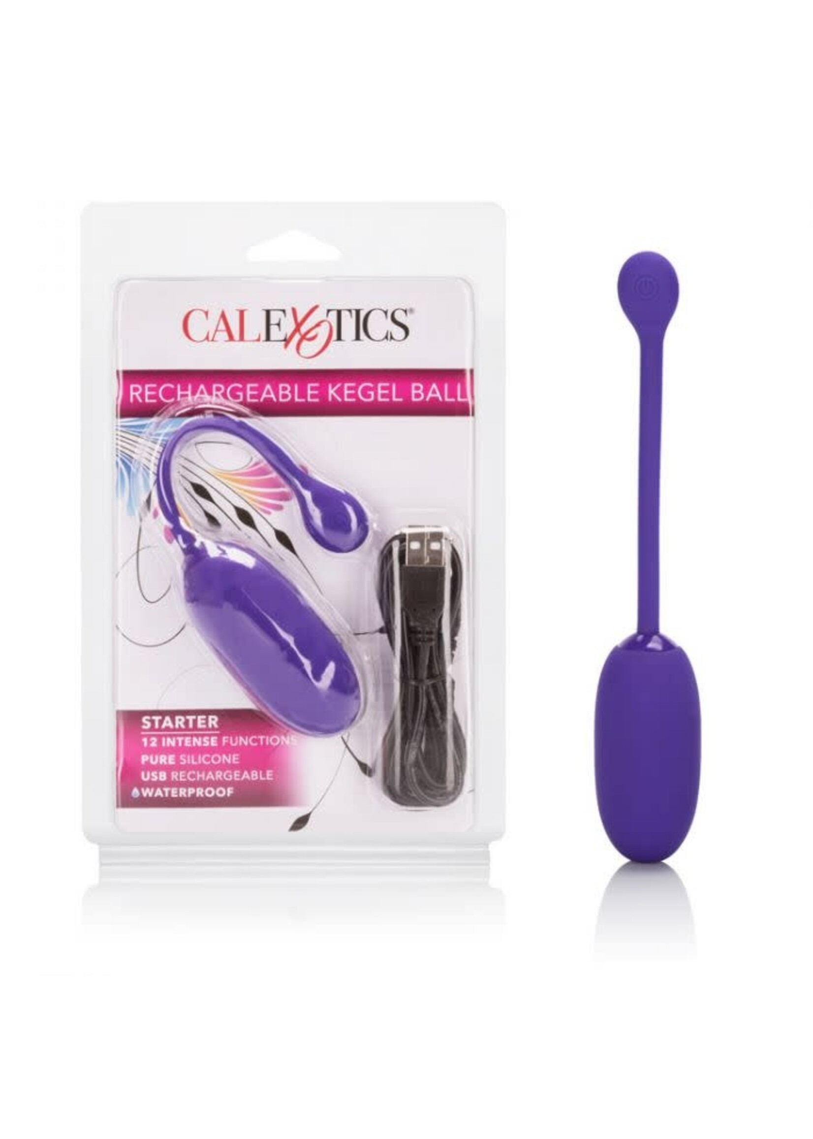 Cal Exotic Novelties Rechargeable Kegel Ball Starter Purple