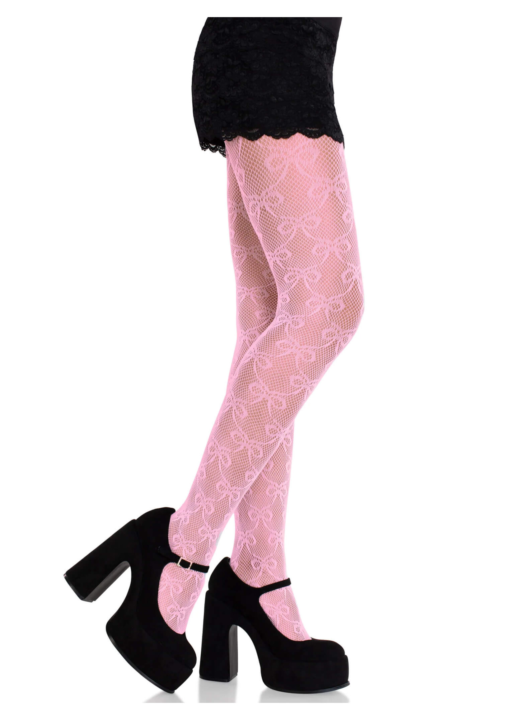 Leg Avenue Bow Babe Net Tights