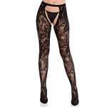 Leg Avenue Selene Lace Crotchless Tights