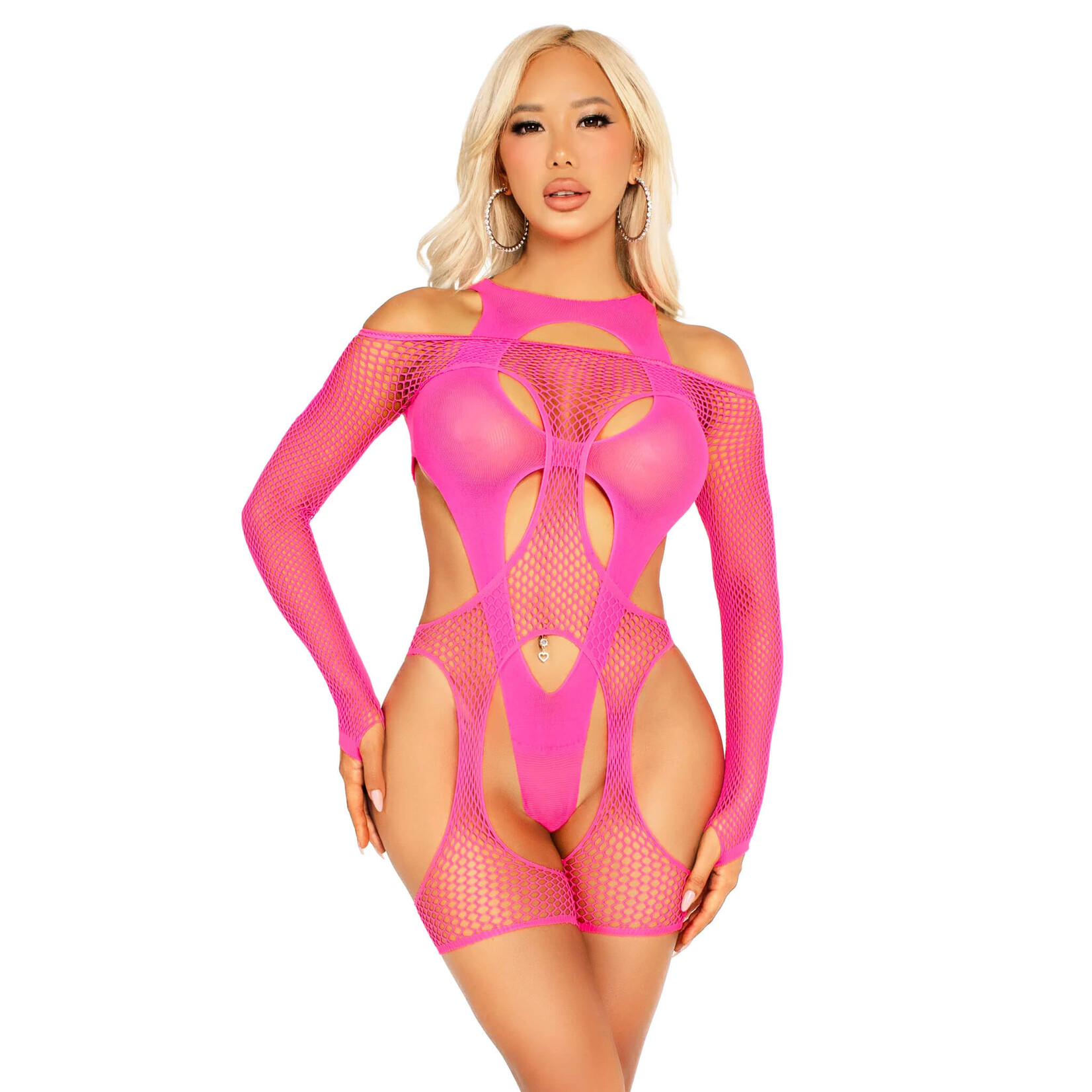 Leg Avenue About Last Night Harness Bodysuit Set