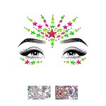 Leg Avenue Vibe Neon Black Light Face Jewels