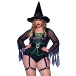 Leg Avenue 2 PC Broomstick Babe Plus