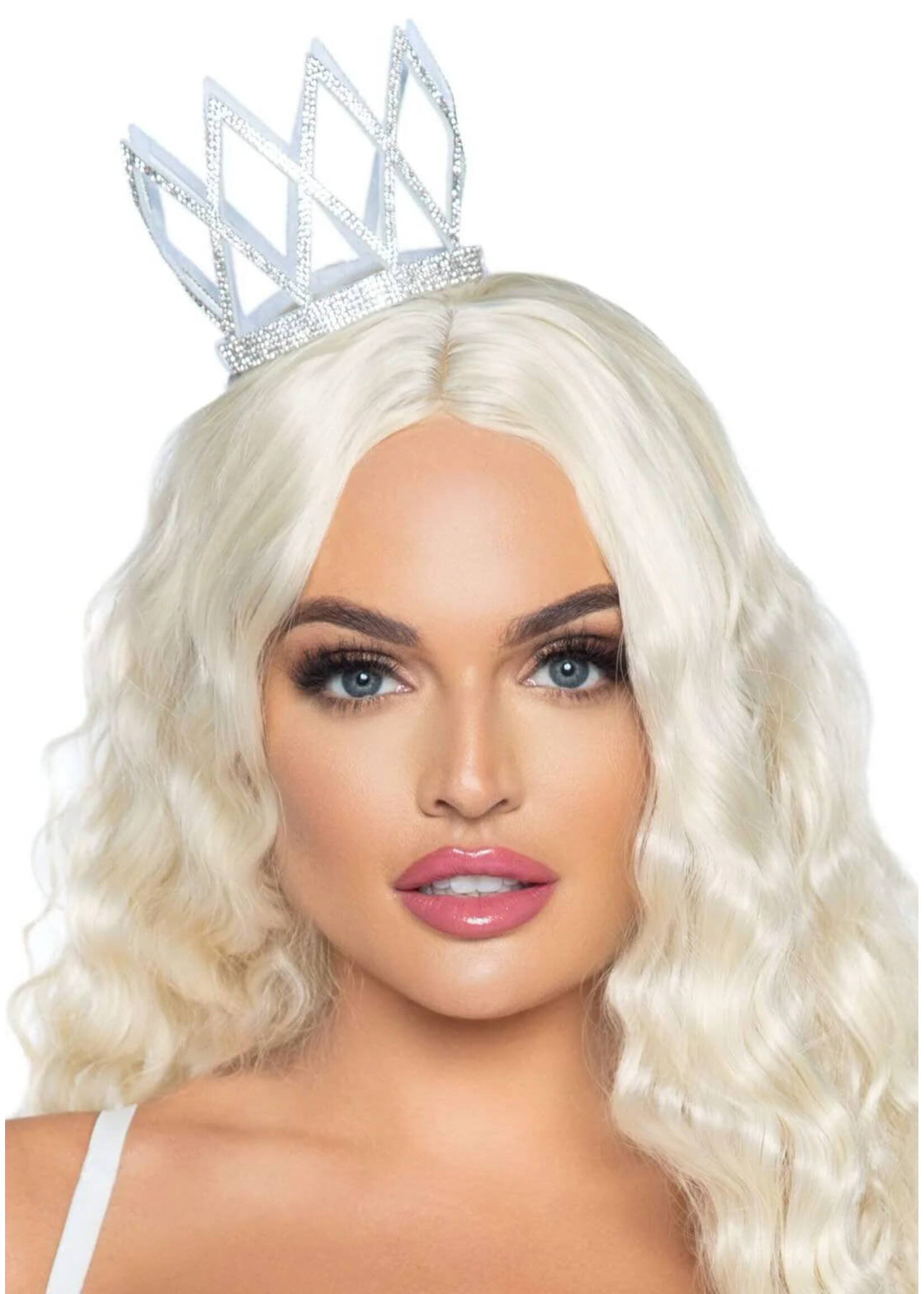 Leg Avenue Rhinestone Crown Headband