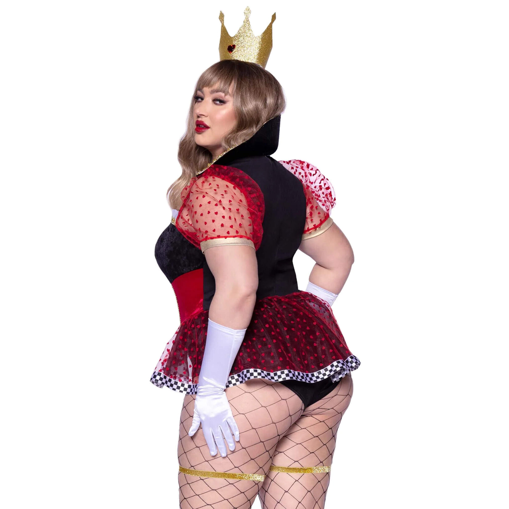 Leg Avenue 2pc Ravishing Red Queen Plus