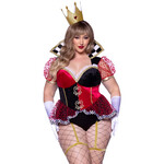 Leg Avenue 2pc Ravishing Red Queen Plus