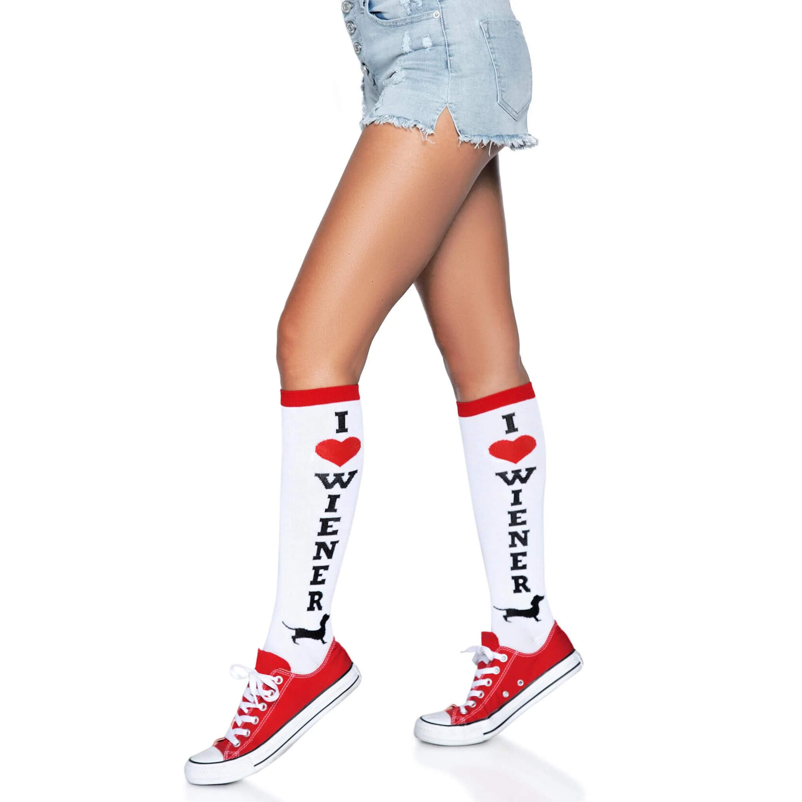 Leg Avenue Wiener Dog Knee Socks