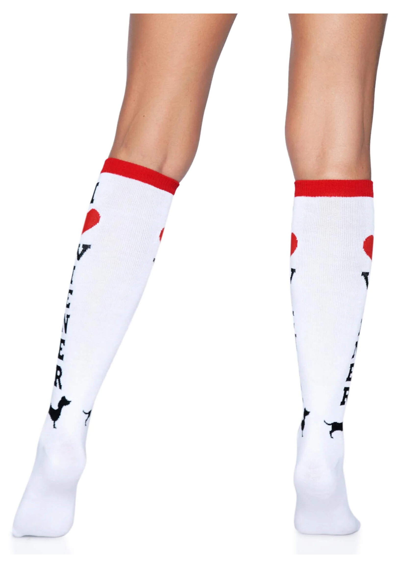 Leg Avenue Wiener Dog Knee Socks