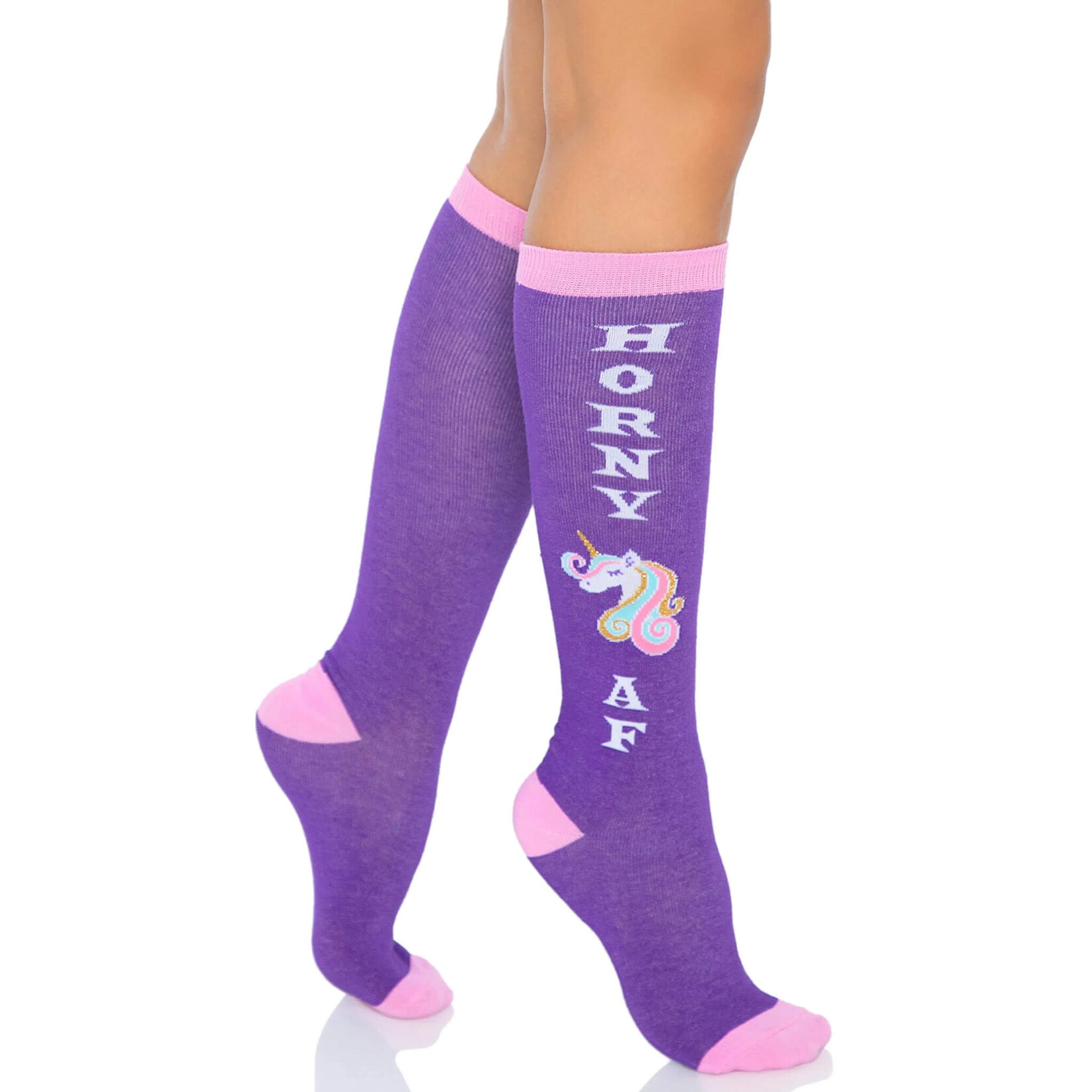 Leg Avenue Horny AF Knee Socks
