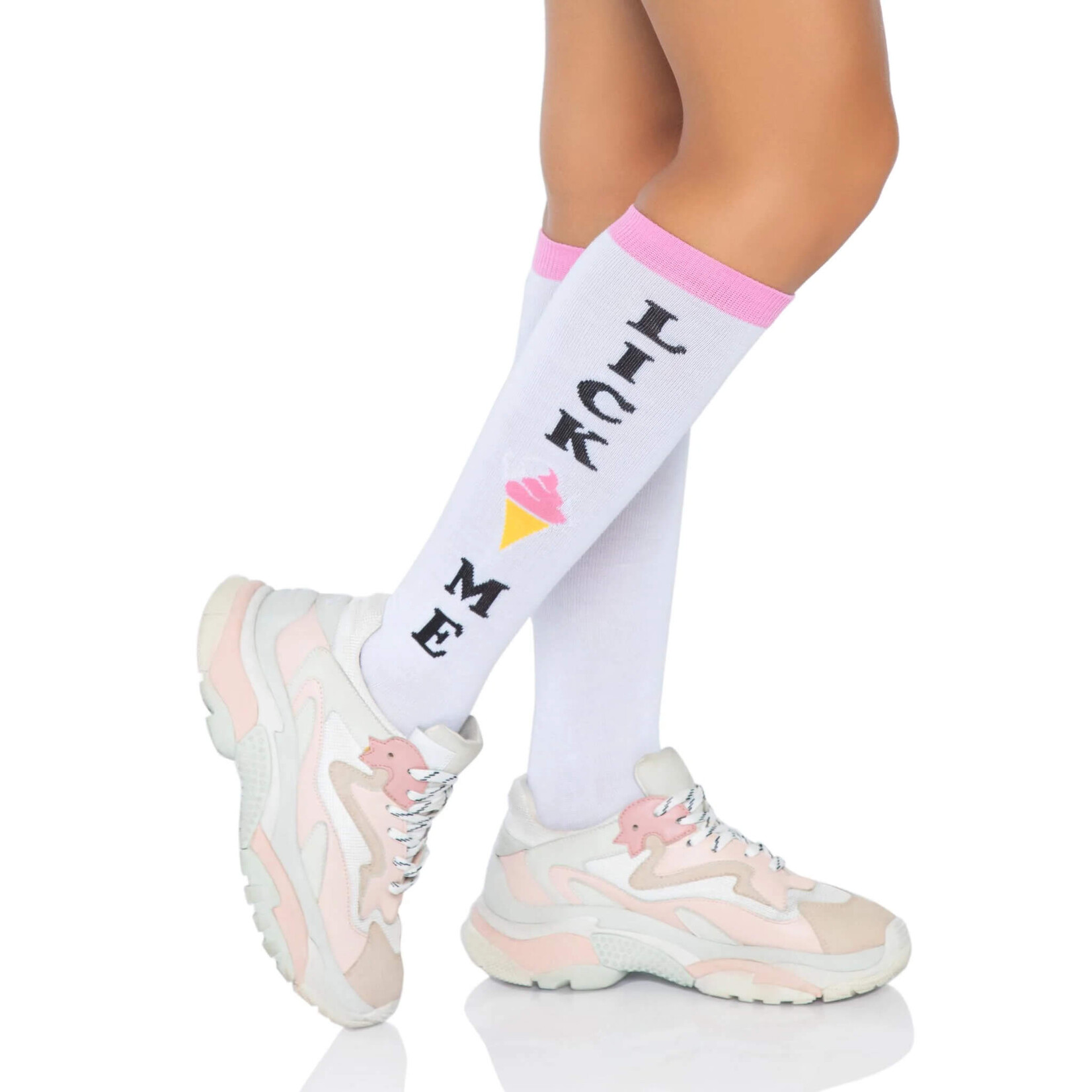Leg Avenue Lick Me Knee Socks