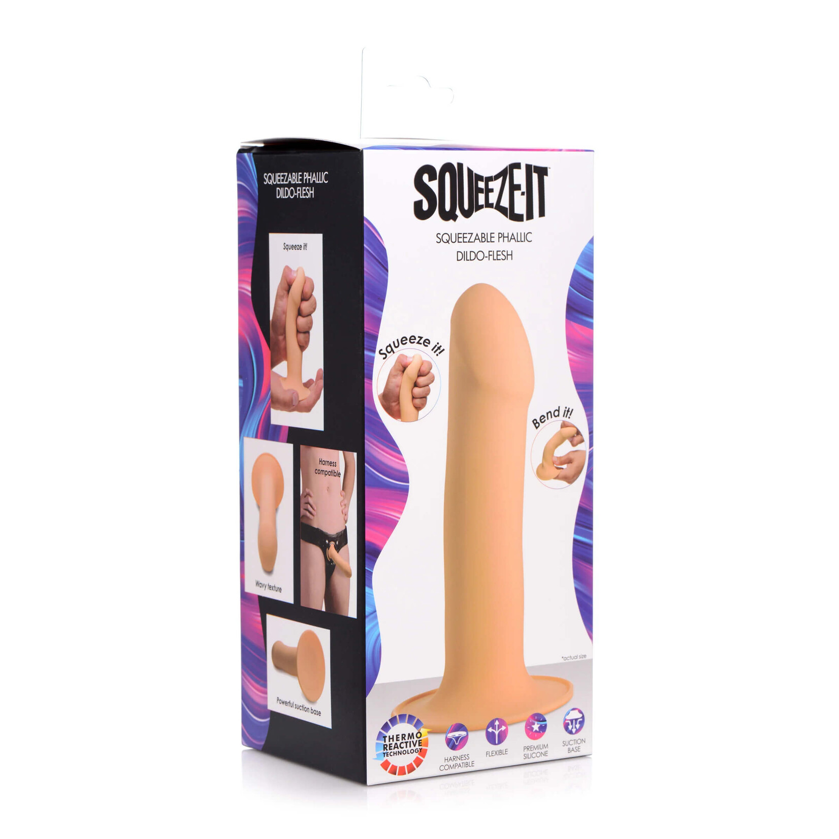 Squeeze-It Squeeze-It Phallic Dildo - Light