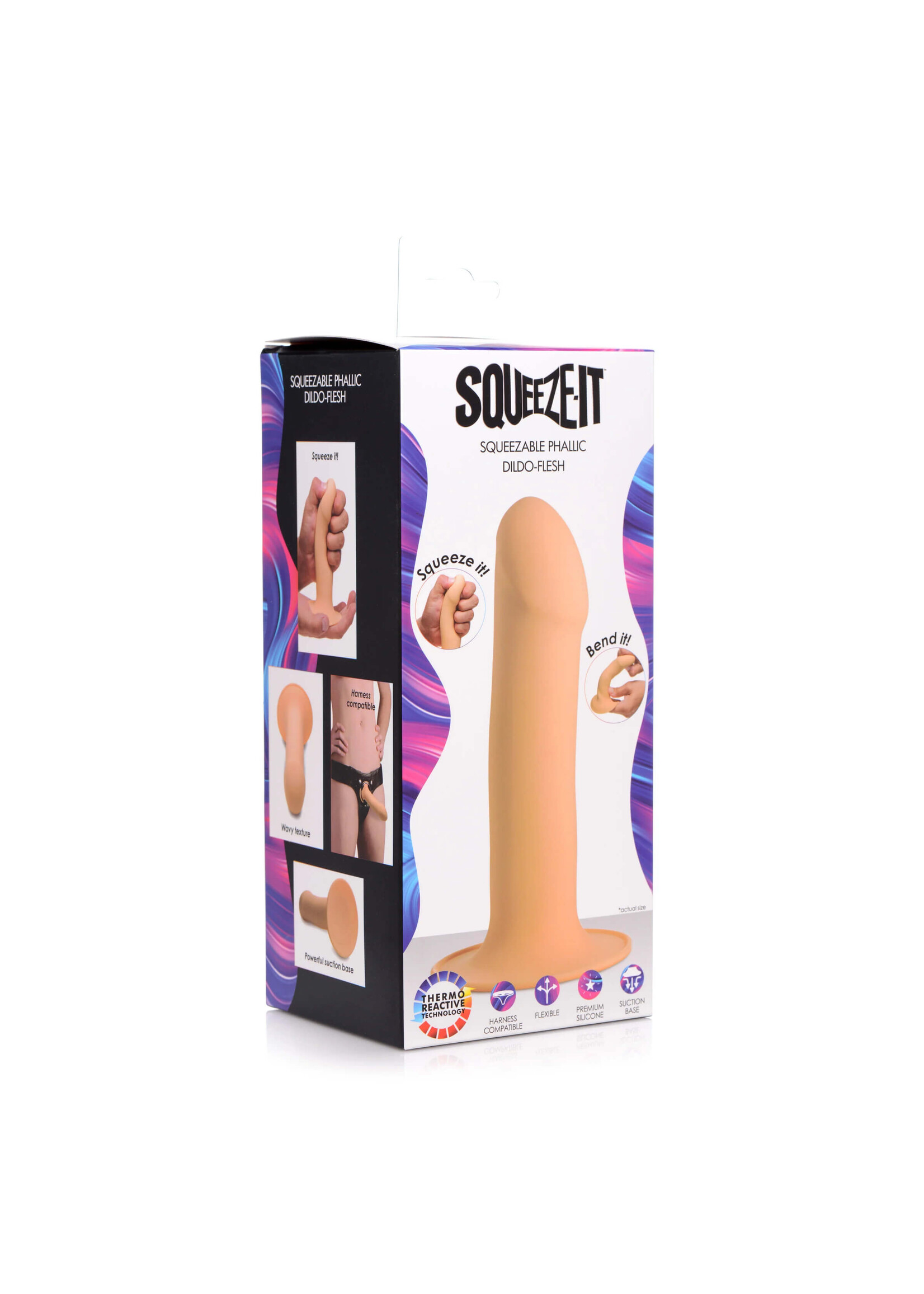 Squeeze-It Squeeze-It Phallic Dildo - Light