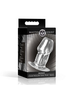 Dicked Clear Hollow Anal Plug