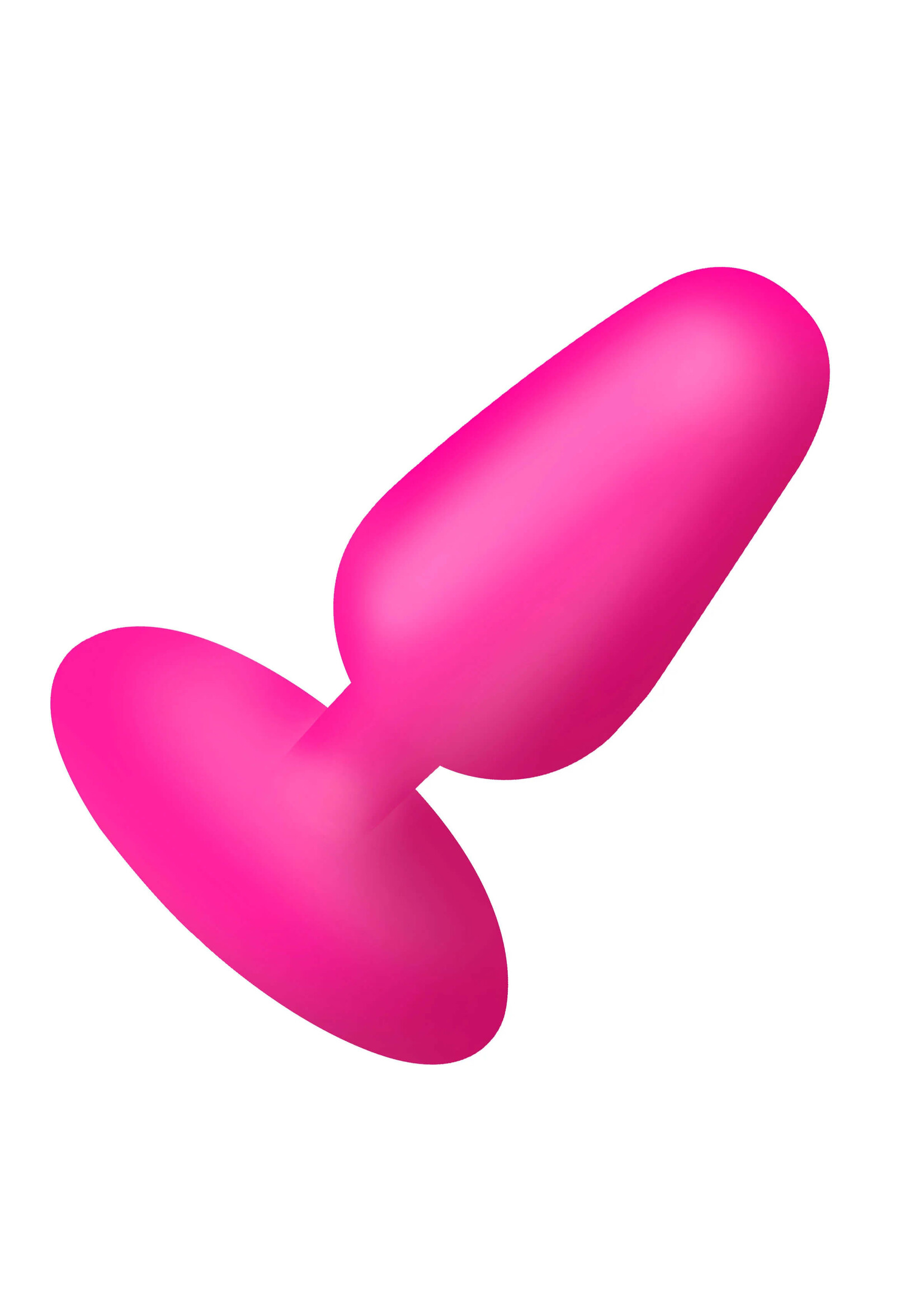 Bang Flexible Vibrating Silicone Butt Plug - Pink