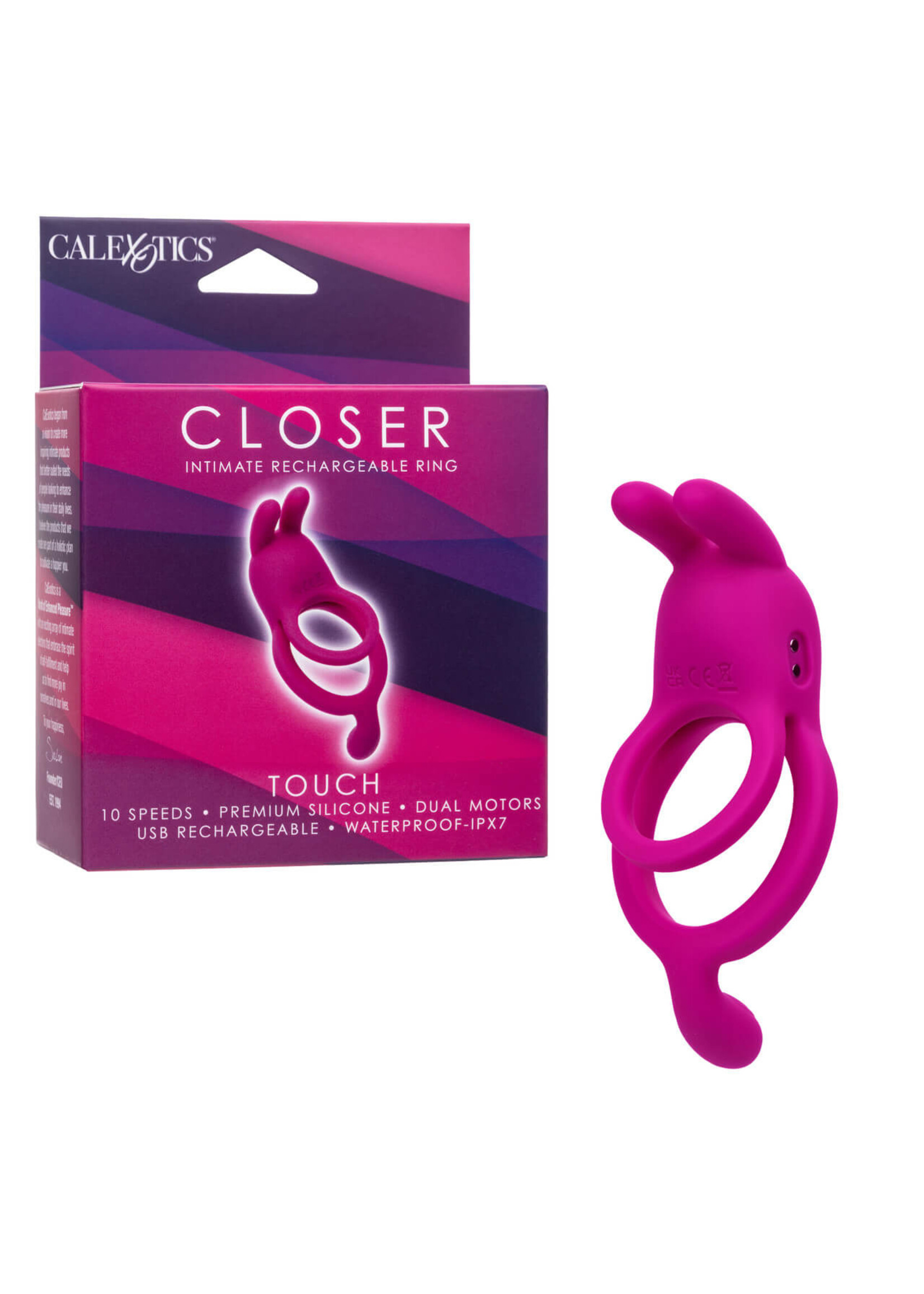 Cal Exotic Novelties Closer Intimate Rechargeable Ring Touch