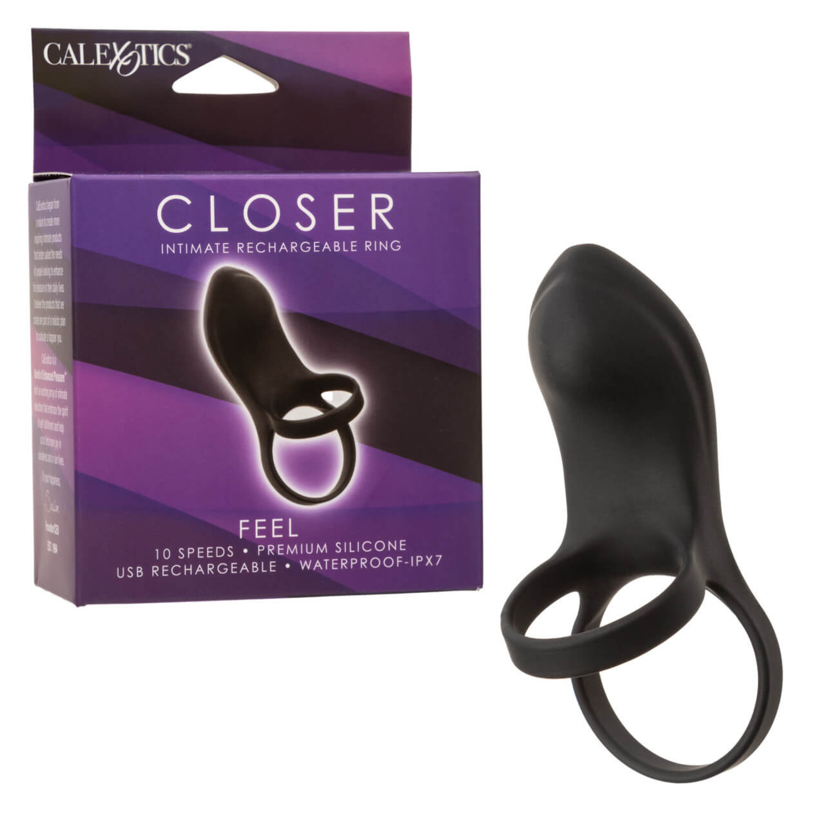 Cal Exotic Novelties Closer Intimate Rechargeable Ring Feel
