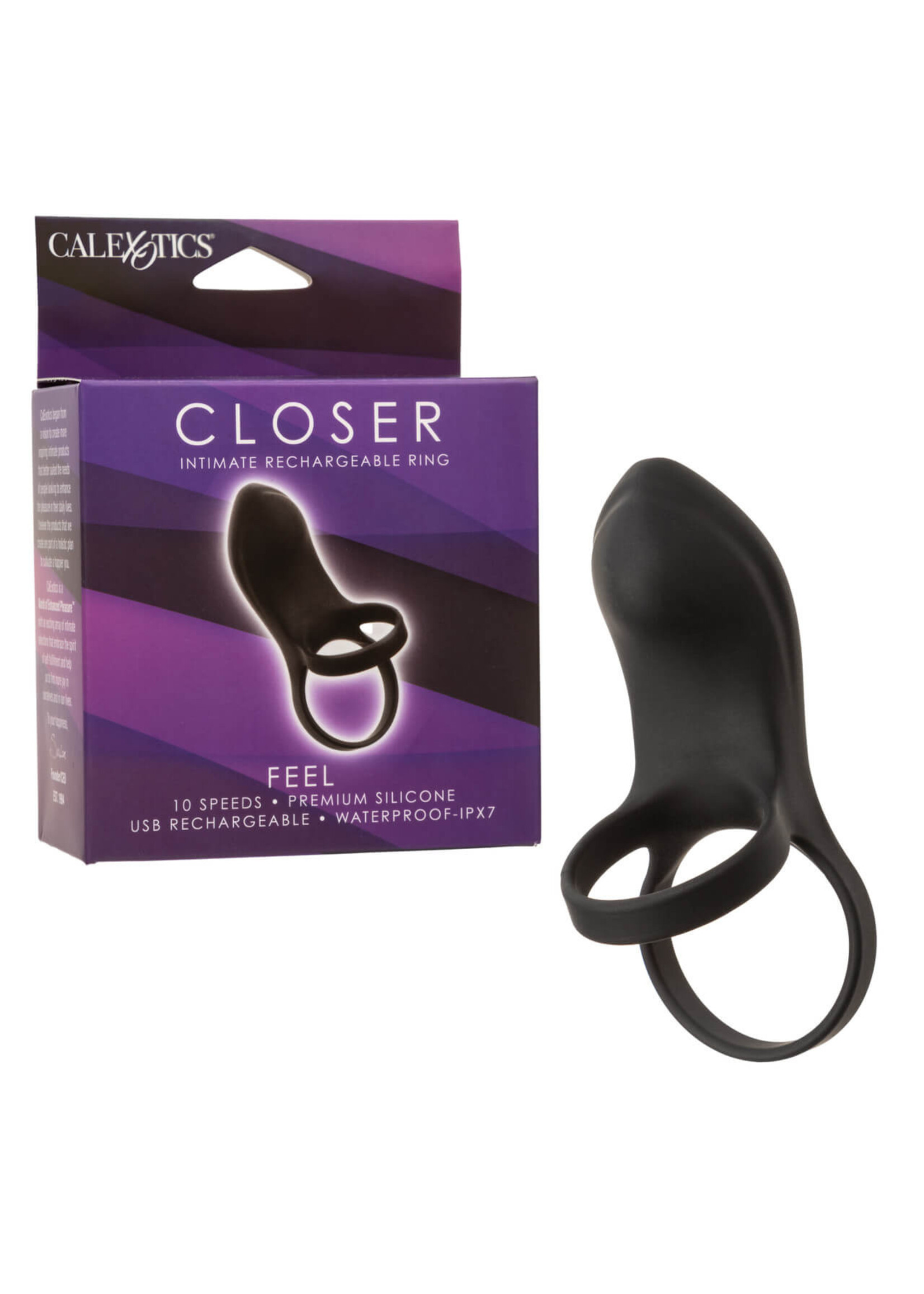 Cal Exotic Novelties Closer Intimate Rechargeable Ring Feel