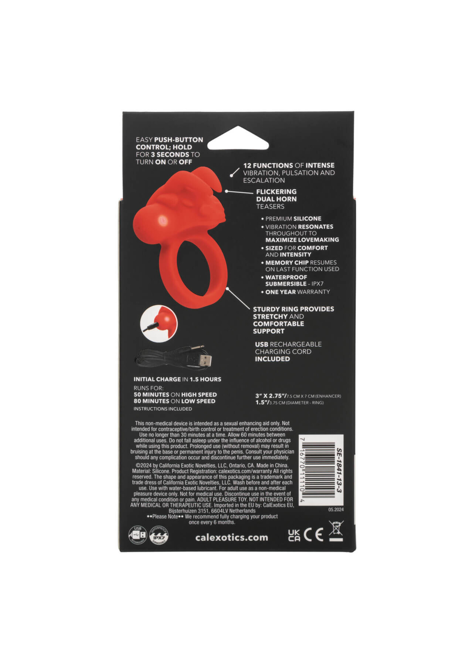 Cal Exotic Novelties Silicone Rechargeable The Matador