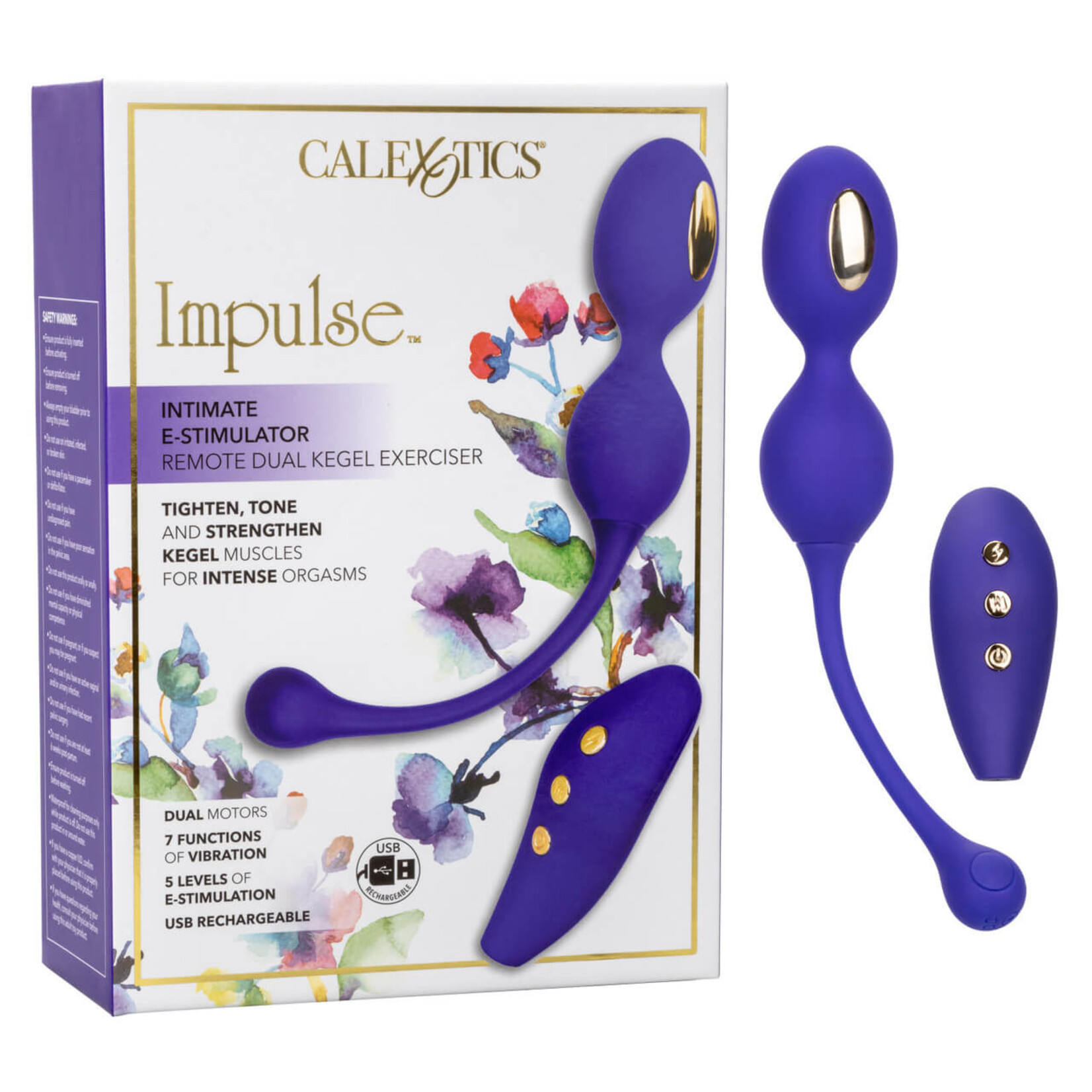 Cal Exotic Novelties Impulse Intimate E-Stimulator Remote Dual Kegel Exerciser