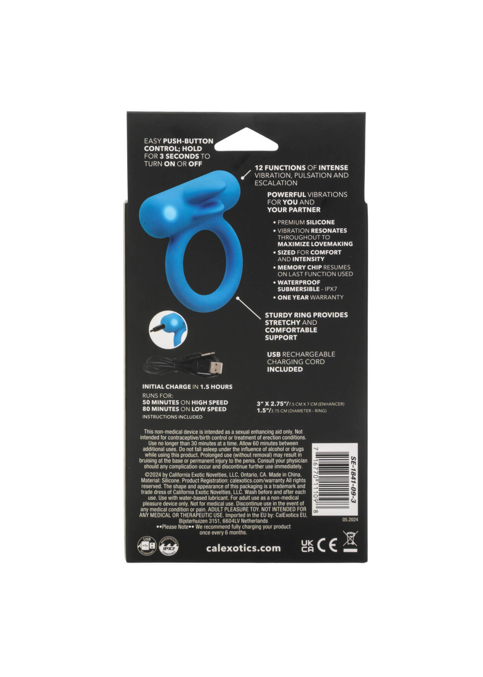 Cal Exotic Novelties Silicone Rechargeable Double Trouble