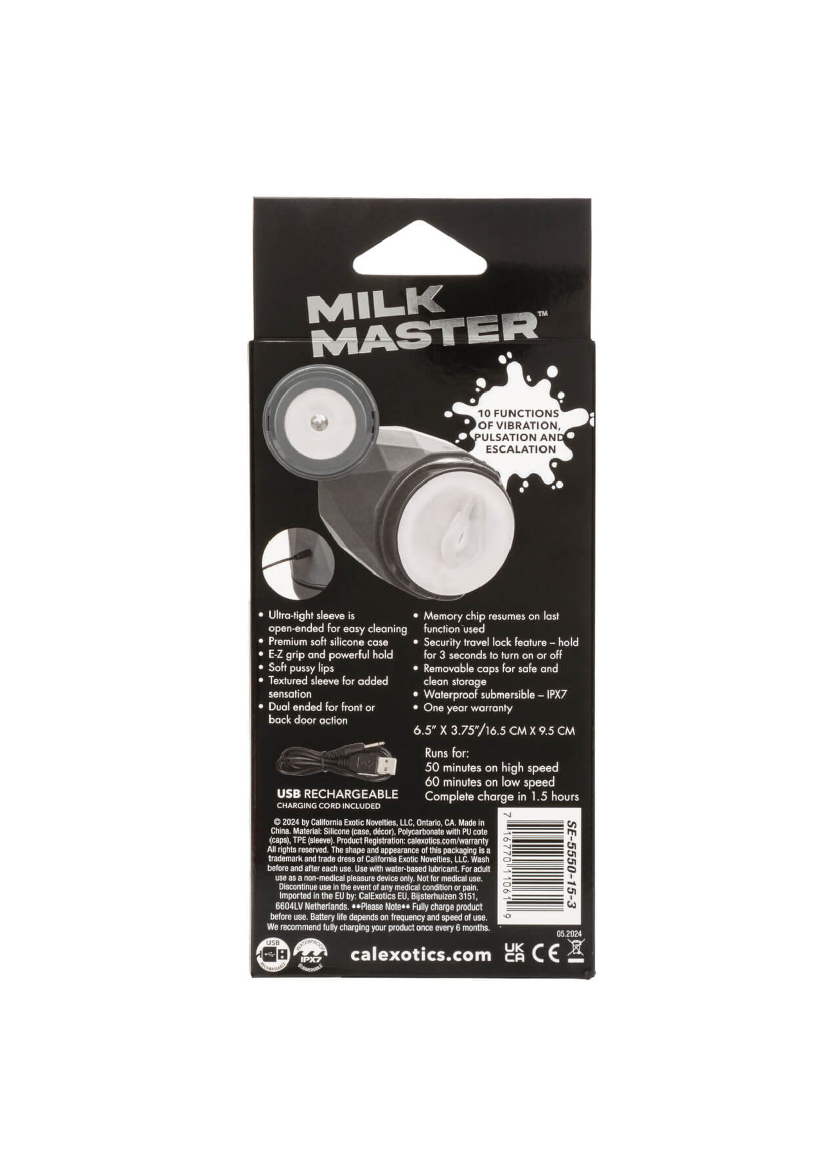 Cal Exotic Novelties Milk Master - Vibro Squeeze Pussy