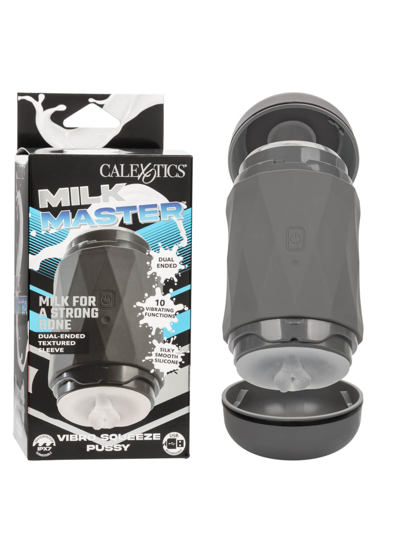 Cal Exotic Novelties Milk Master - Vibro Squeeze Pussy