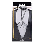 Sportsheets Sportsheets Sex & Mischief Lace Collar with Nipple Ties