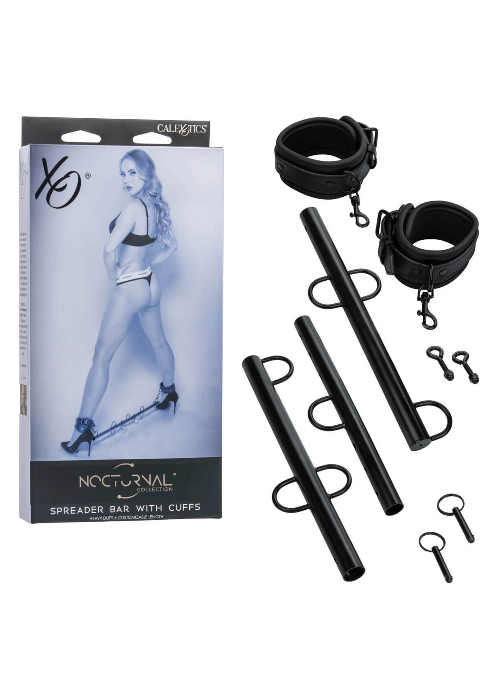 Nocturnal Nocturnal Collection Spreader Bar with Cuffs