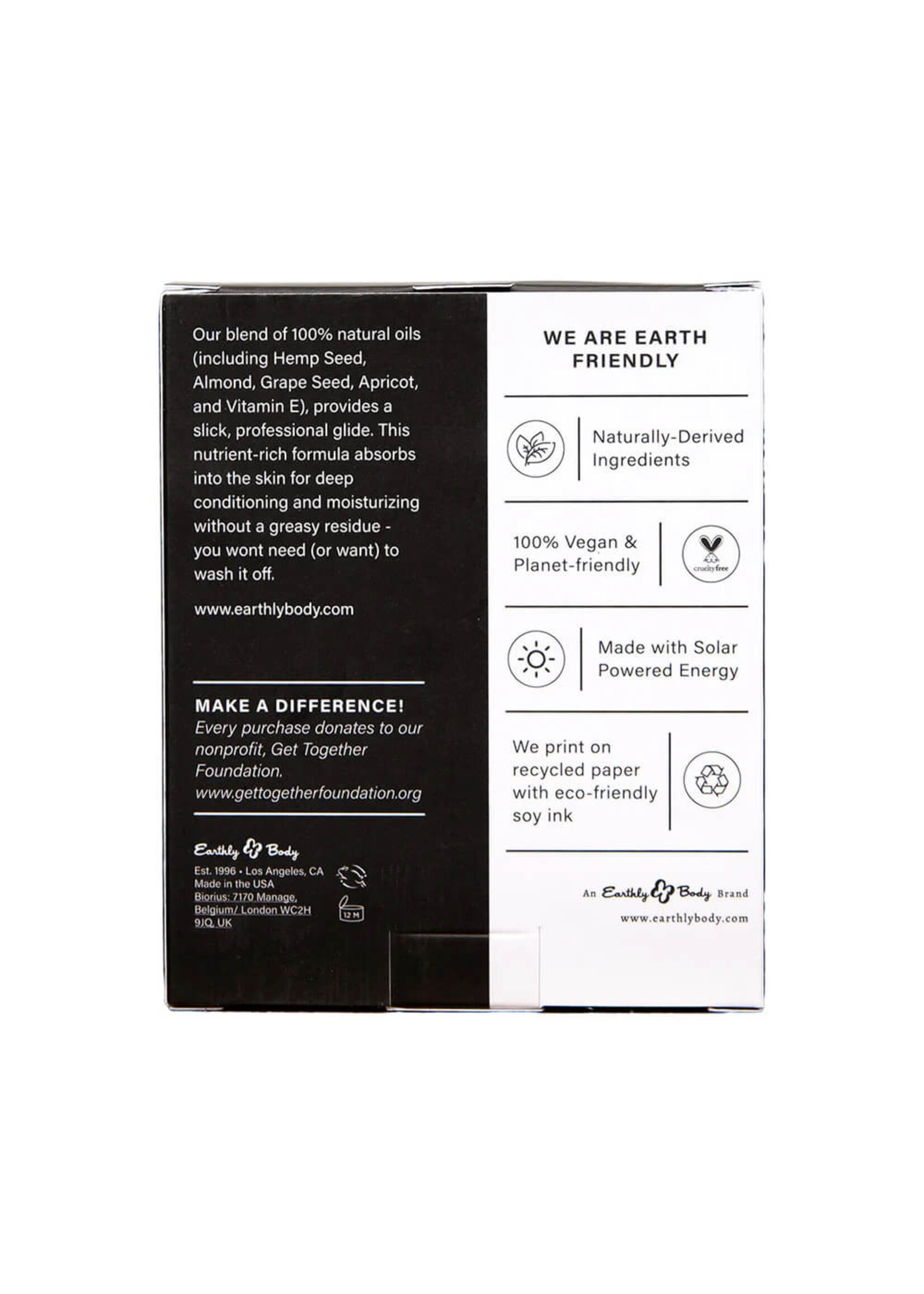 Earthly Body Hemp Seed Holiday '25 Massage Oil Trio Gift Set