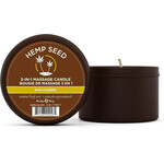 Earthly Body Hemp Seed 3-in-1 Massage Candle Nag Champa